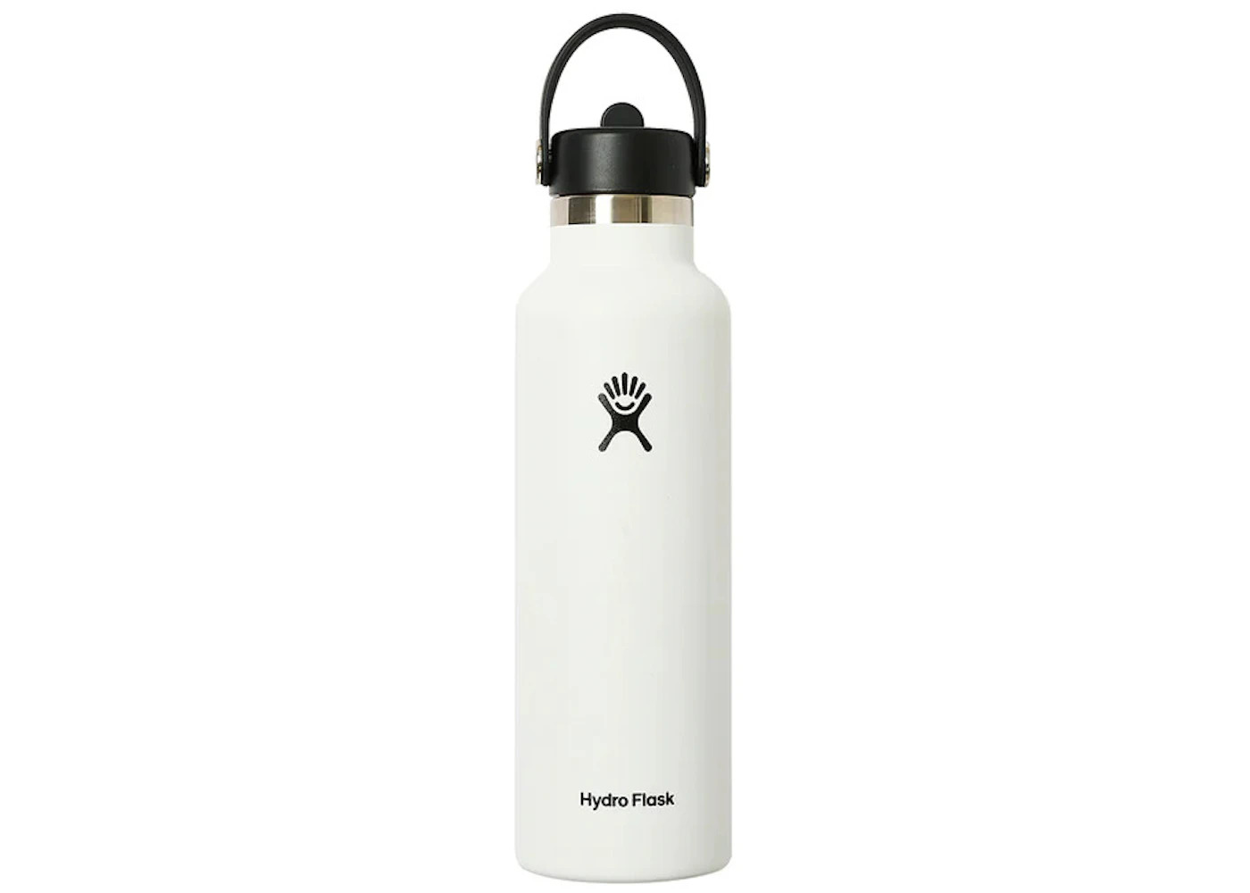 Palace Hydro Flask 21 Oz Standard Mouth With Flex Straw Cap White - 2
