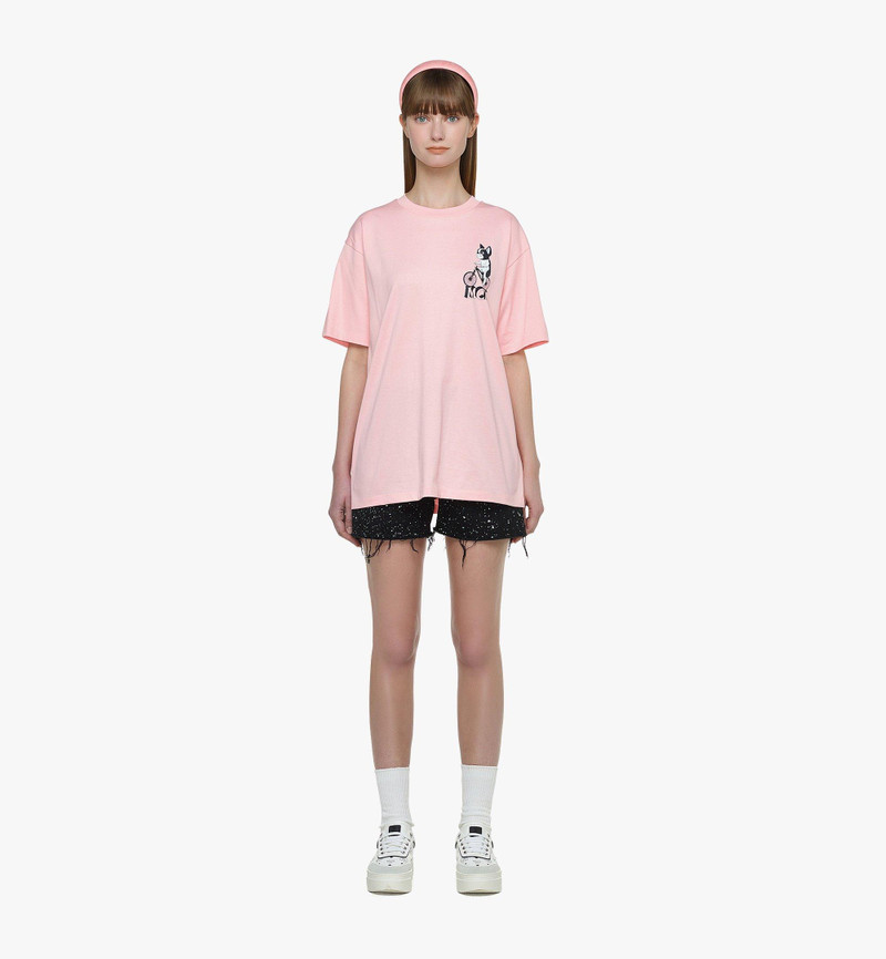 M Pup Bicycle Print T-Shirt in Organic Cotton 6