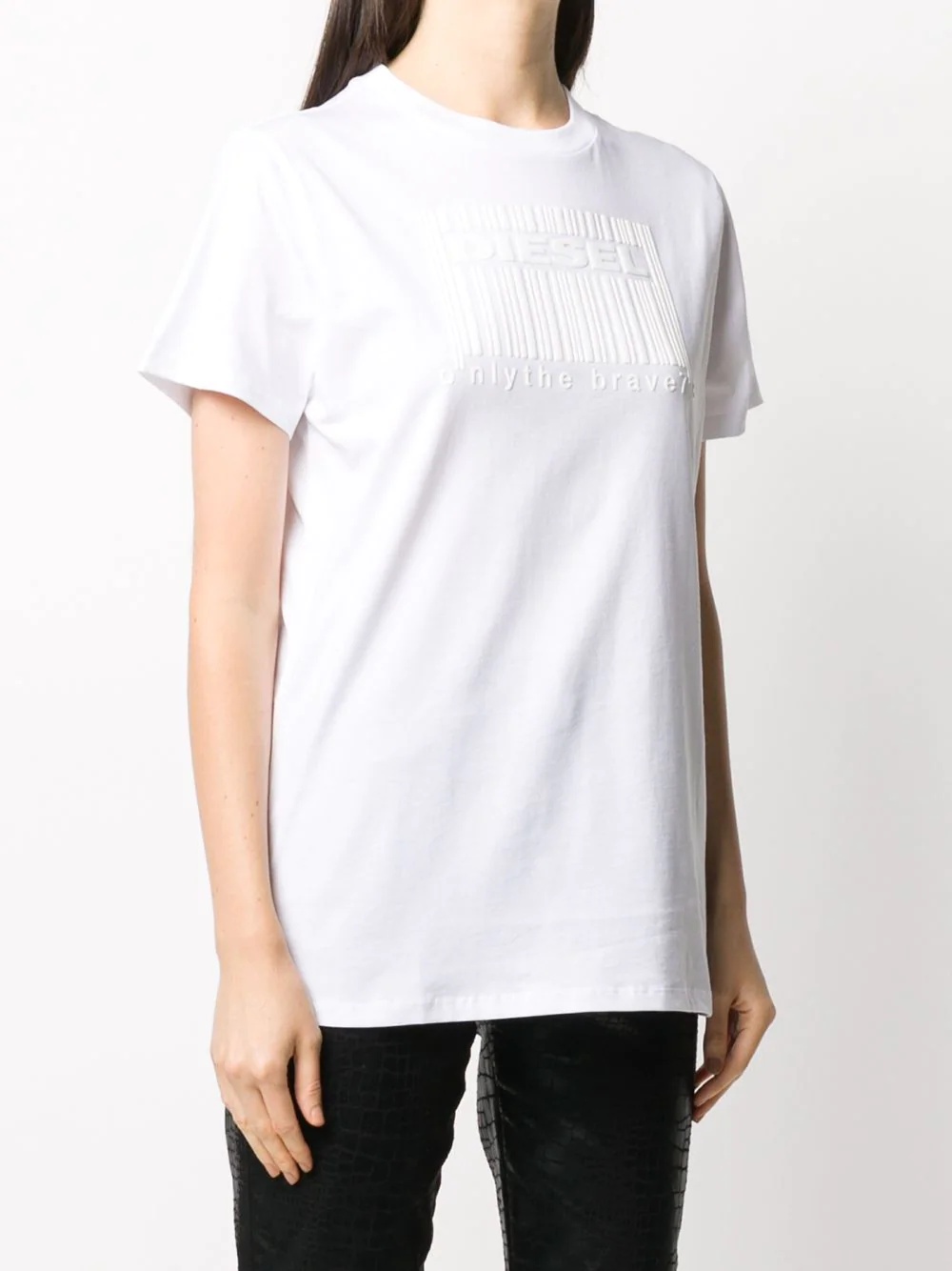 barcode logo print T-shirt - 3