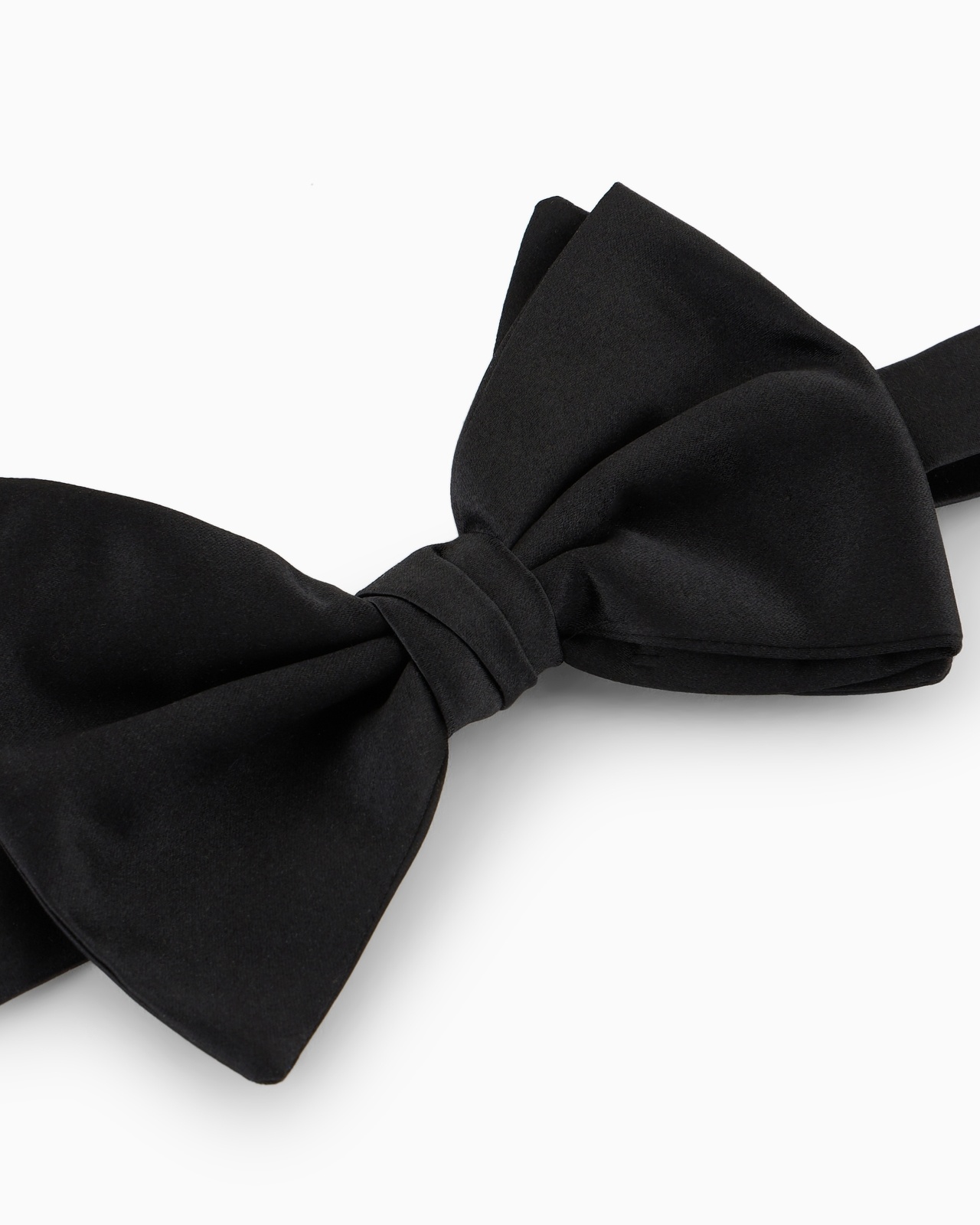 LARGE, PURE SILK KNOTTED BOW TIE - 2