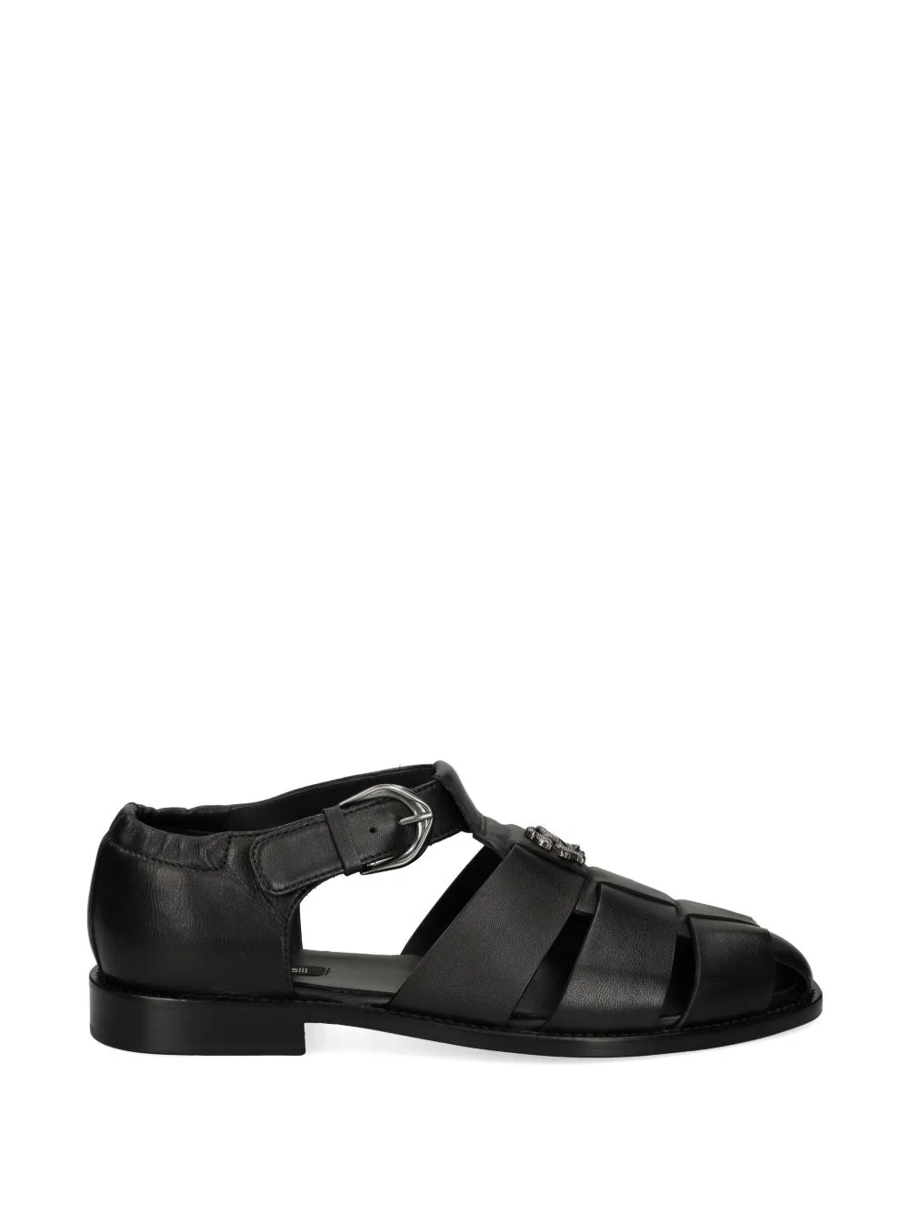 logo-appliqué sandals - 1