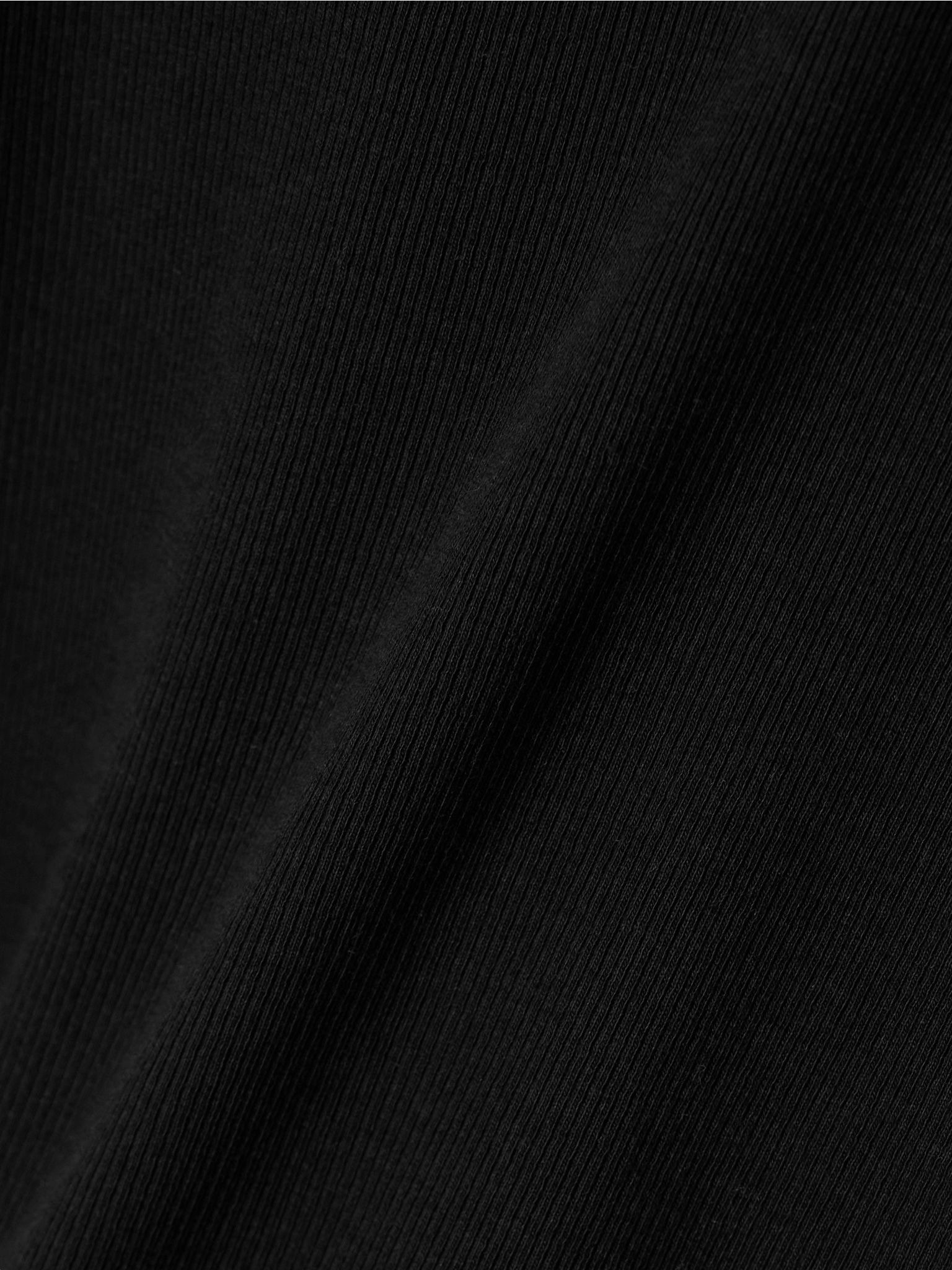 Kelly cropped ribbed stretch-cotton jersey T-shirt Black - 5