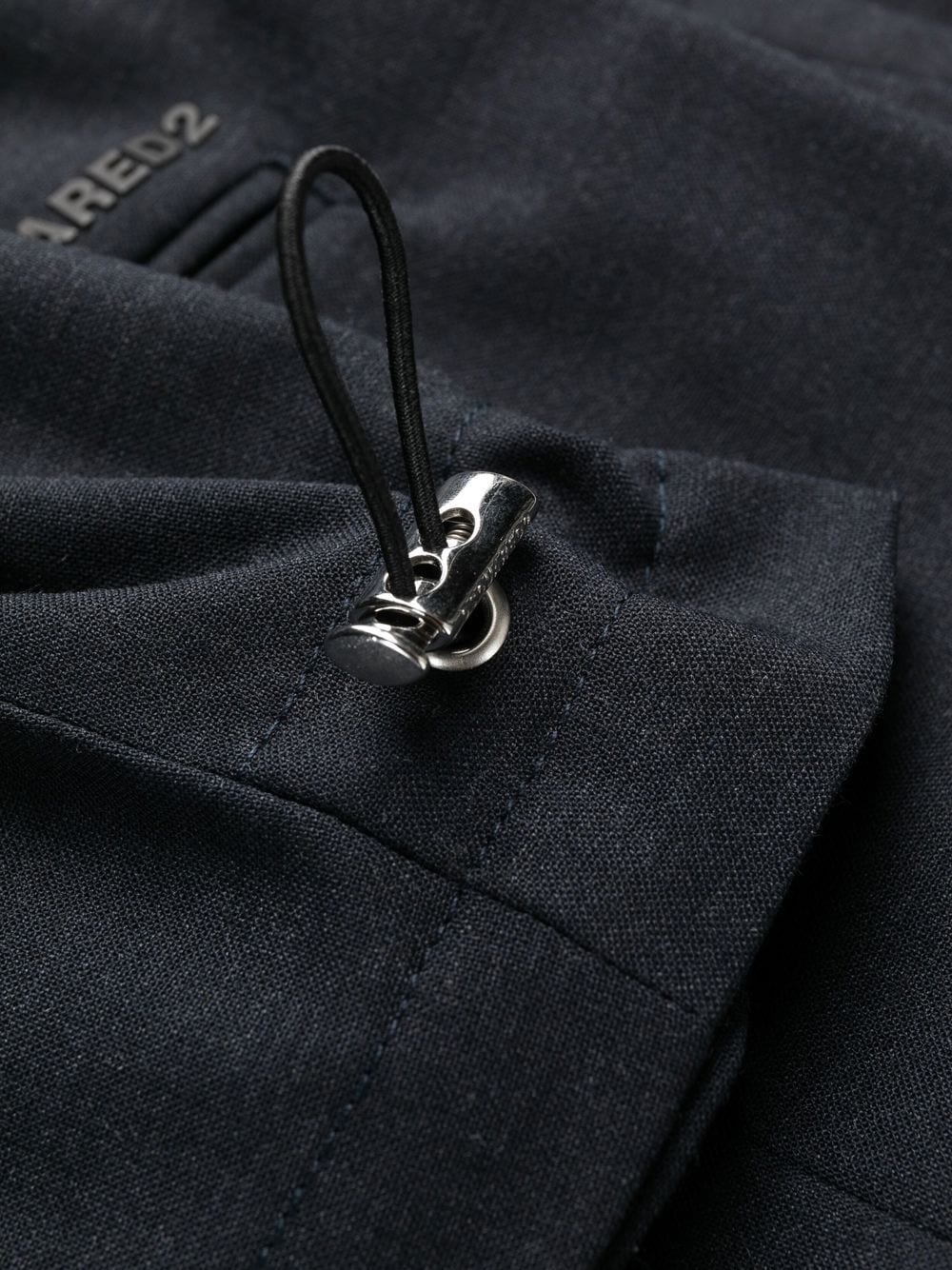 drawstring-detail tapered trousers - 7