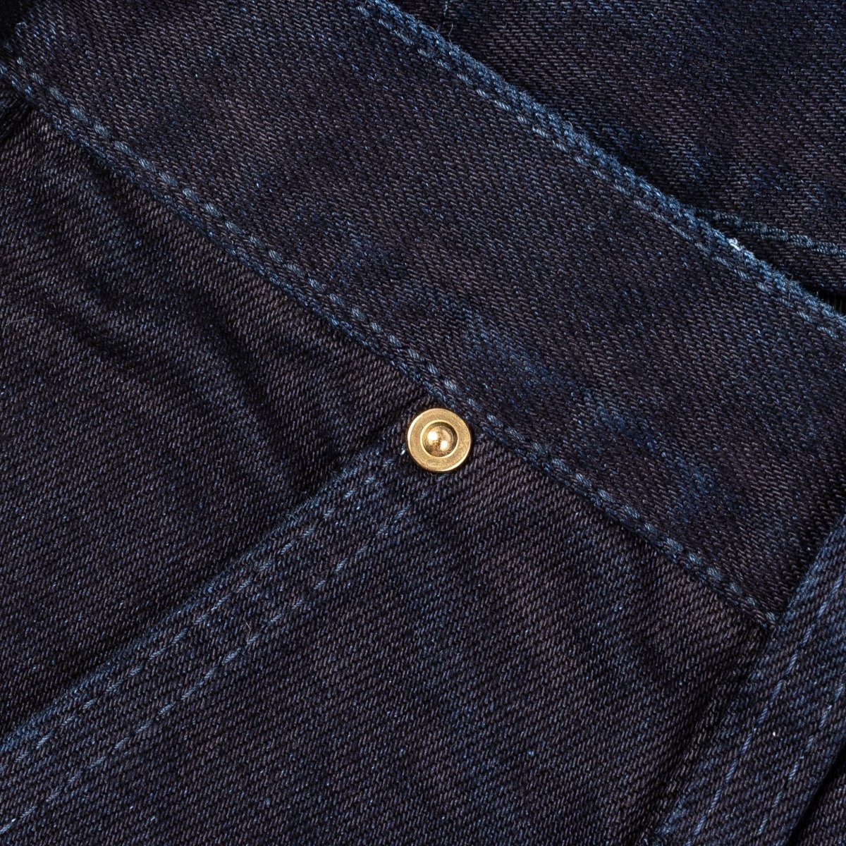 14oz Selvedge Denim Cargo Pants - Indigo/Black - 9