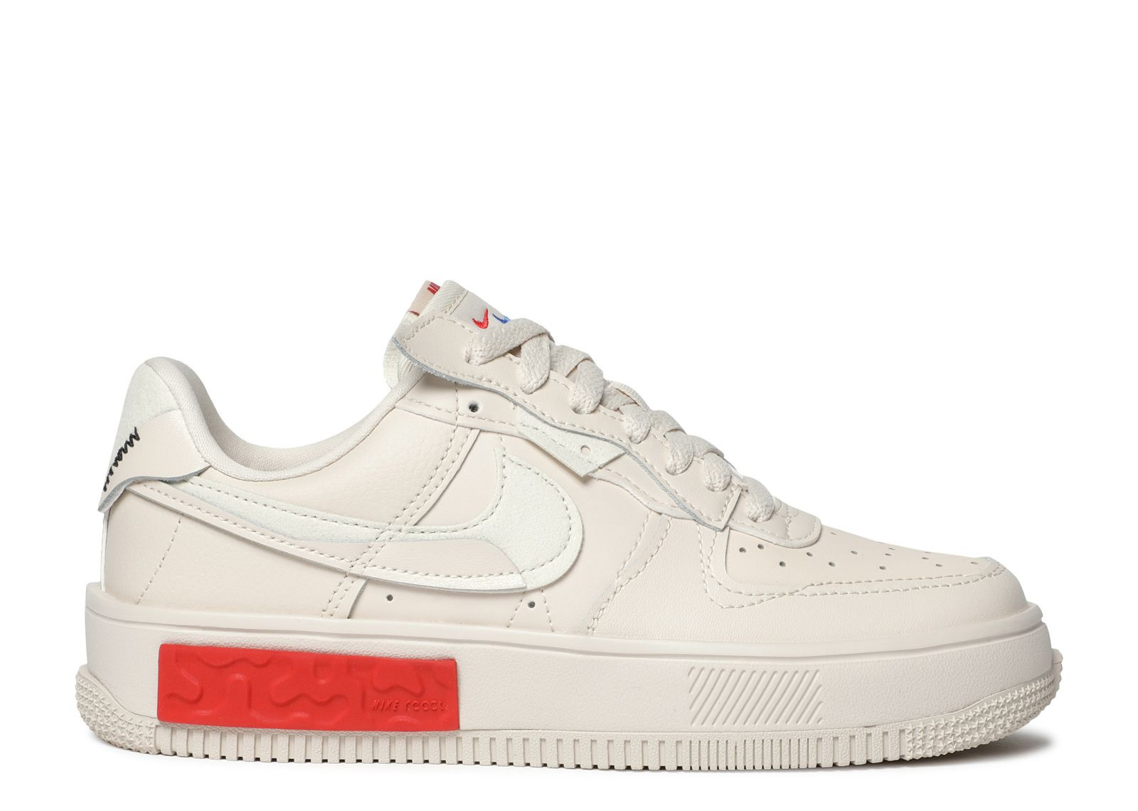 WMNS AIR FORCE 1 FONTANKA 'PEARL WHITE UNIVERSITY RED' - 1