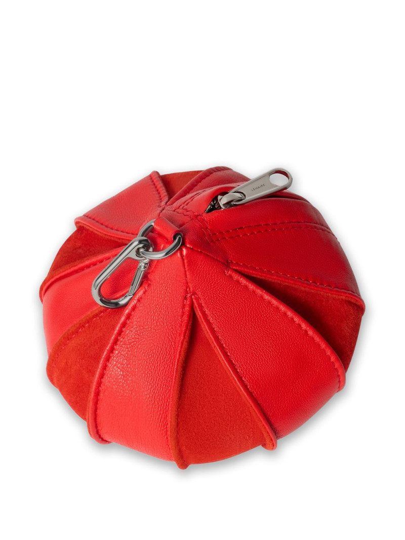 Lemaire balloon zipped leather key ring outlook
