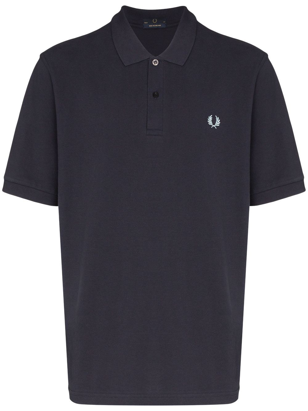 embroidered logo polo shirt - 1