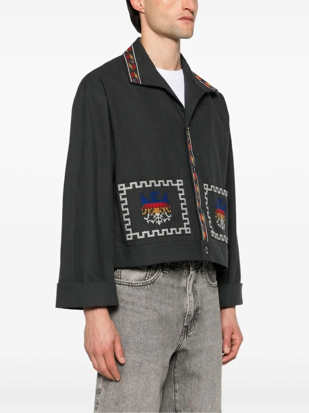 GT Embroidery shirt jacket - 1