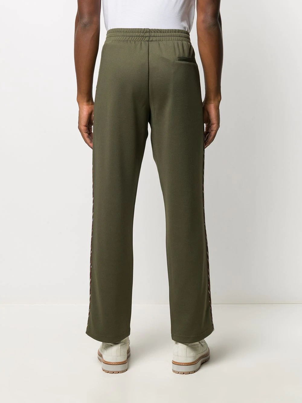 pattern track trousers - 4