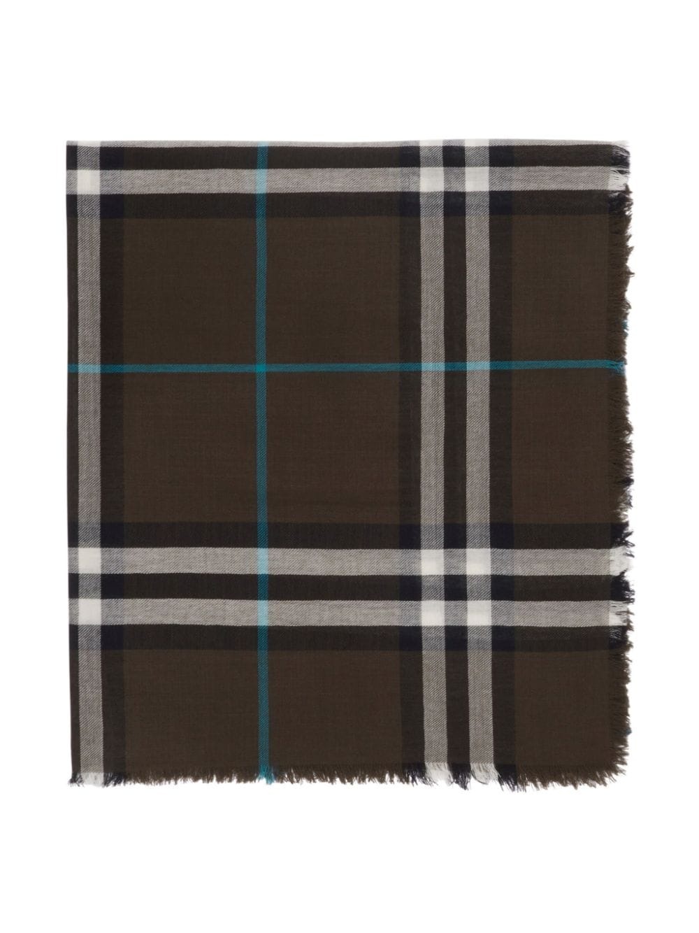 check wool scarf - 2