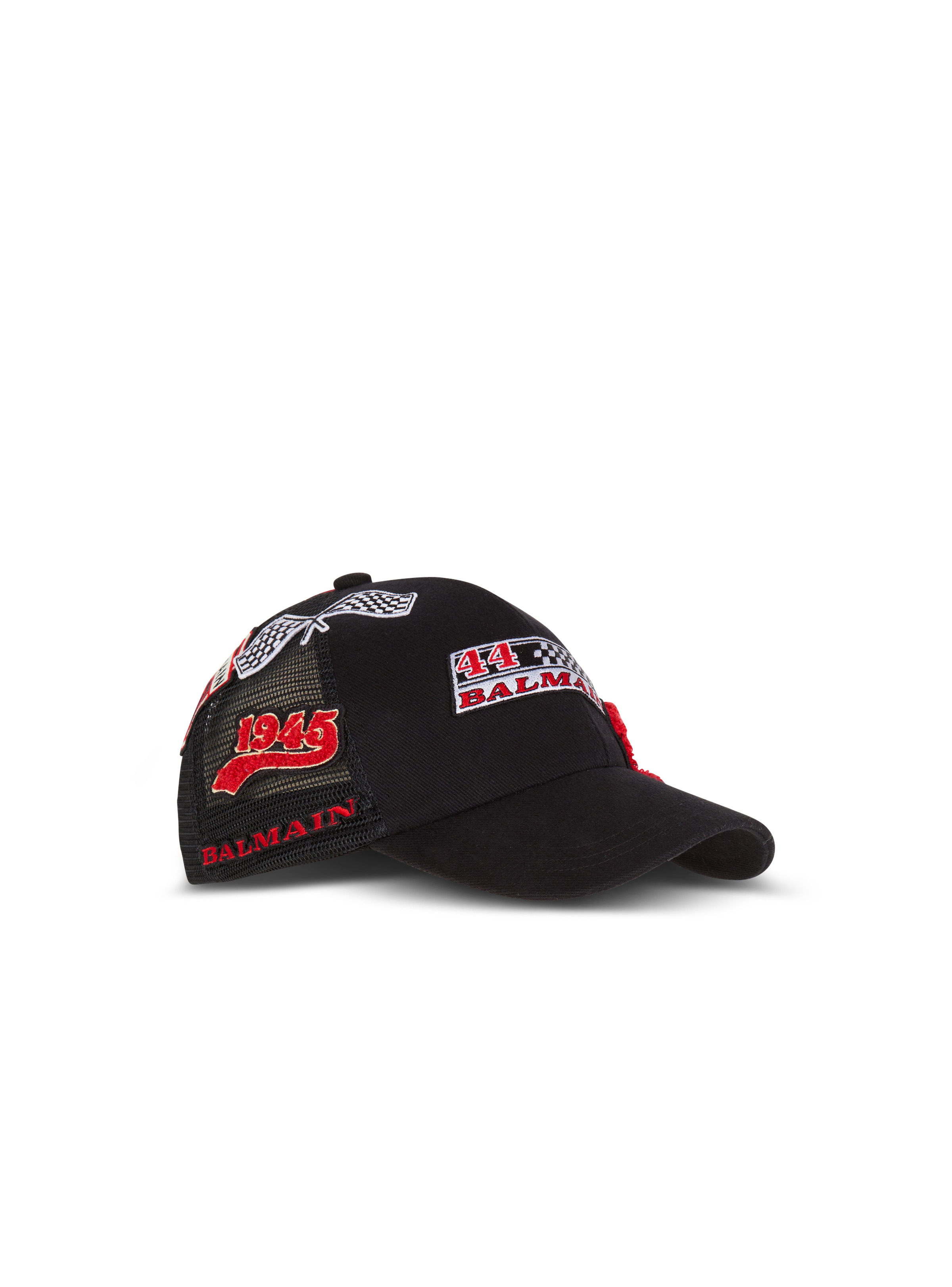 Balmain Racing cap with patches - 2