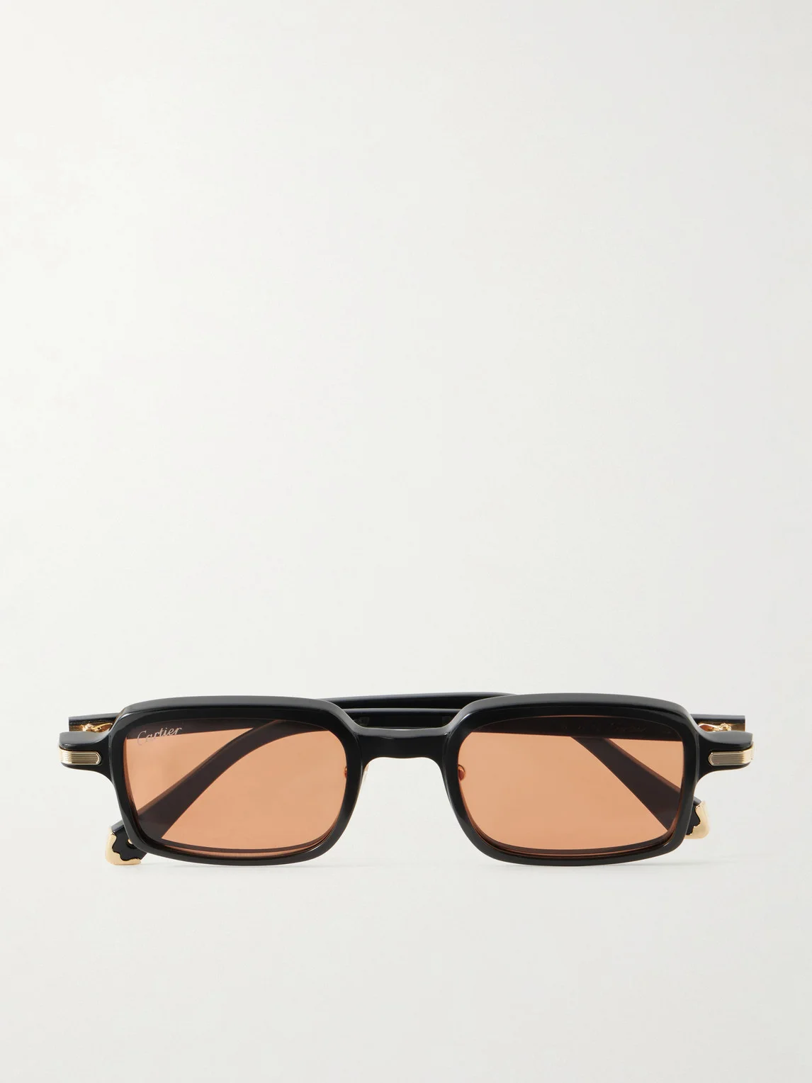 Godron de Cartier Square-Frame Acetate Sunglasses - 1