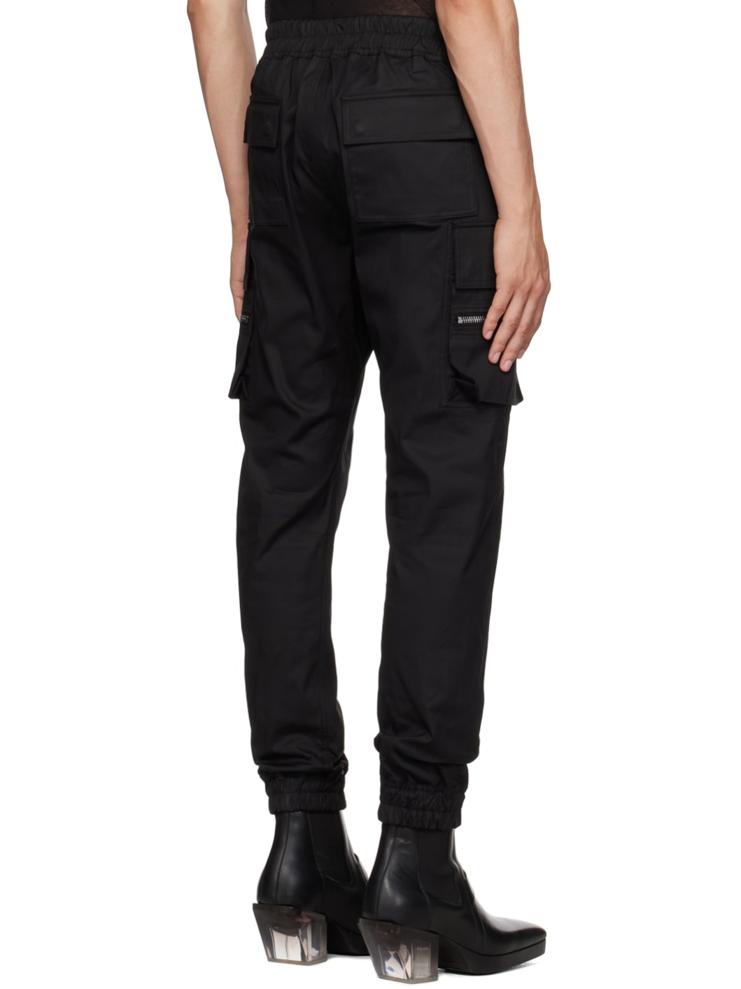 Black Mastodon Cargo Pants - 3