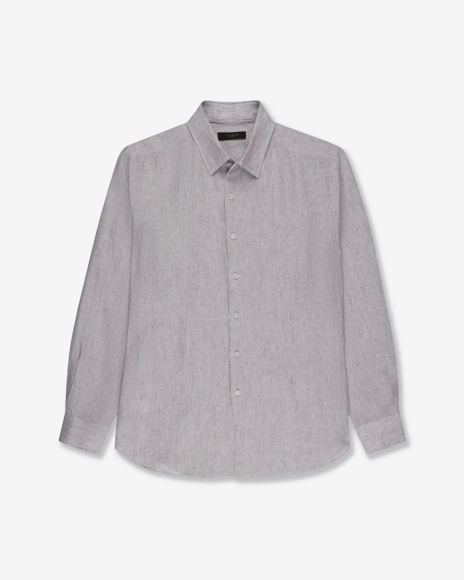 Regular fit linen shirt - 1