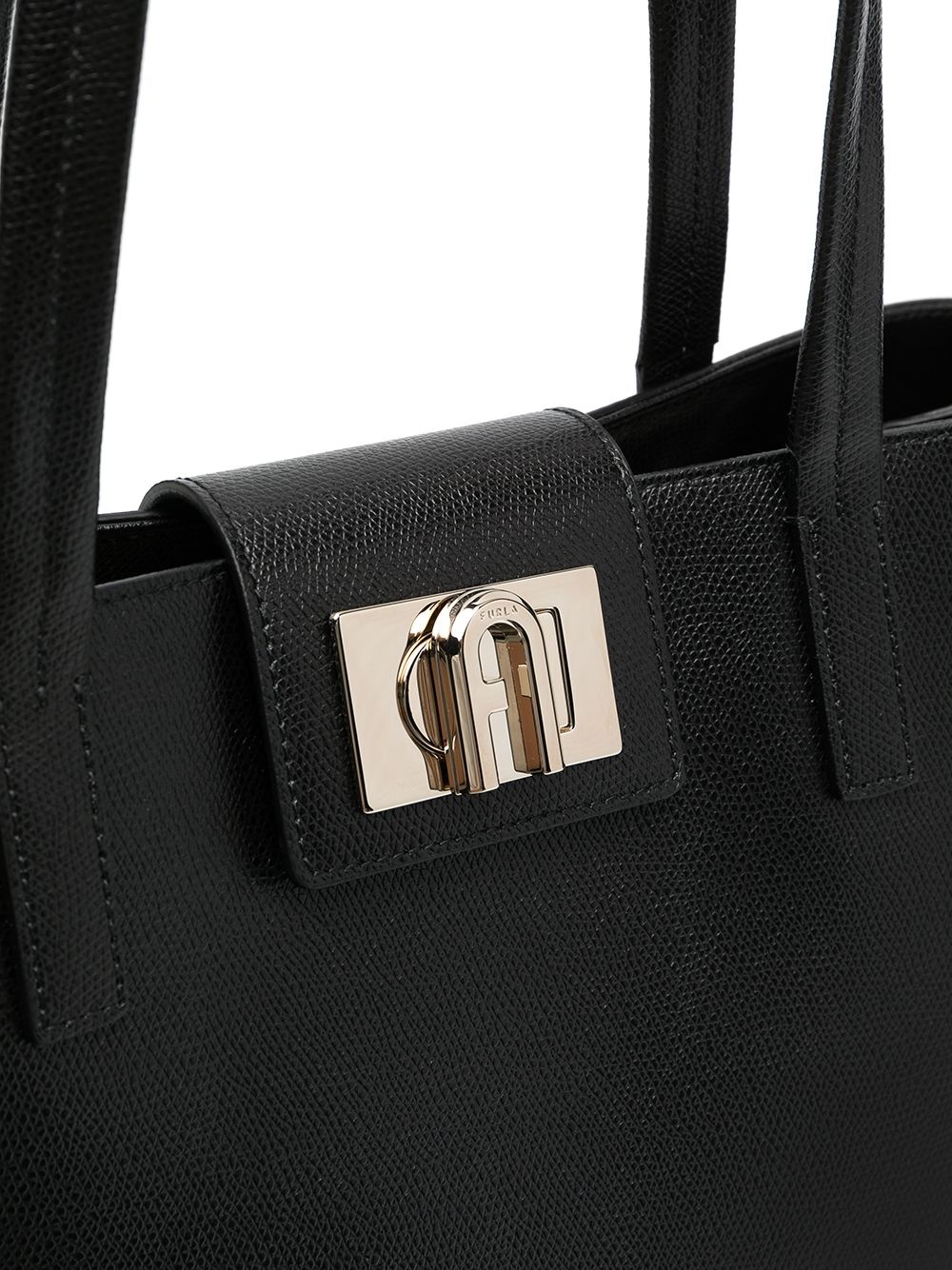 1927 leather tote bag - 5