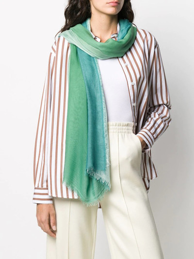 Faliero Sarti gradient-print lightweight scarf outlook