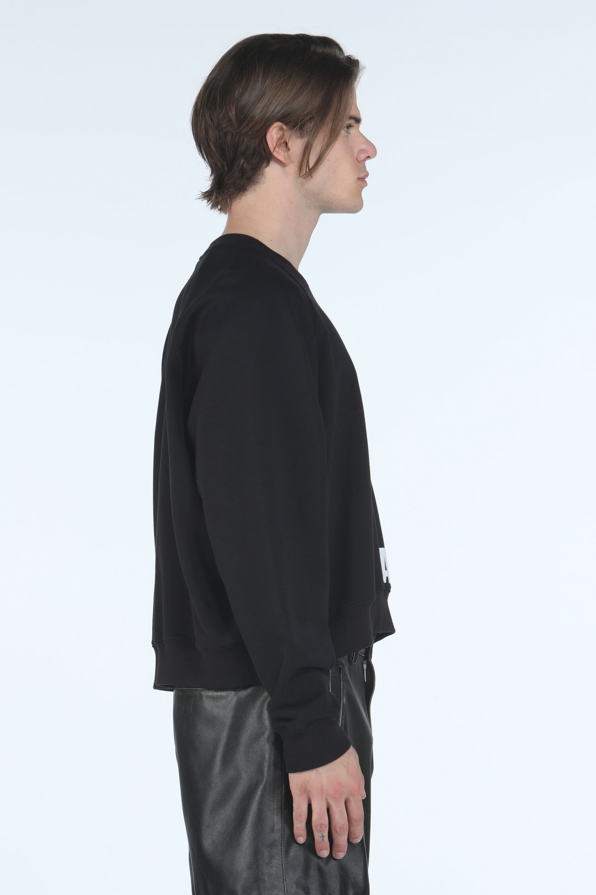 SLOGAN-PRINT COTTON SWEATSHIRT - 3