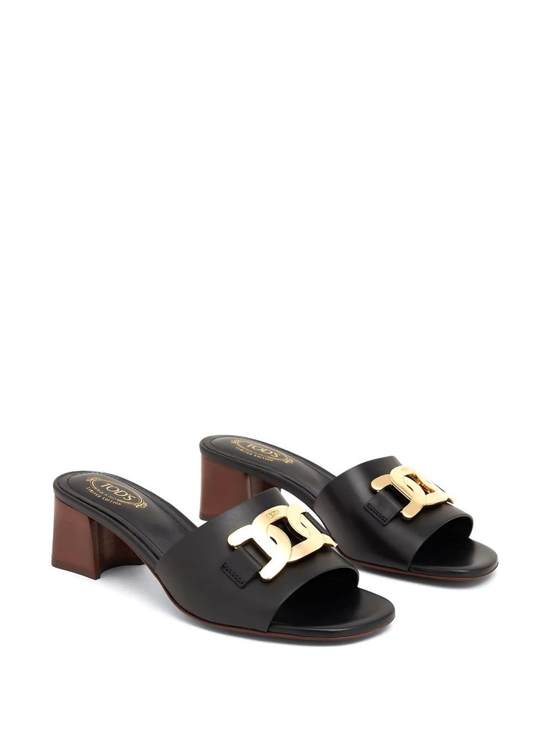 Tod's 55mm Kate leather sandals outlook