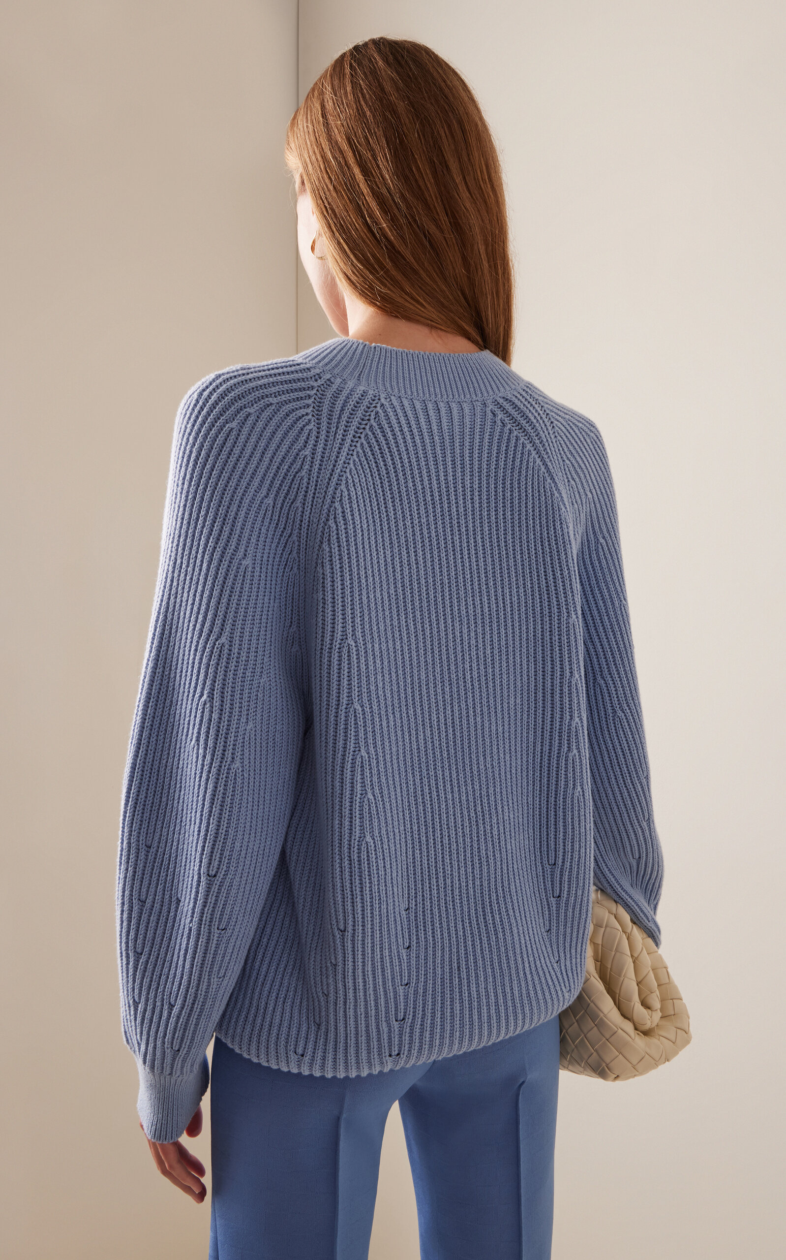Greta Cotton Sweater blue - 4