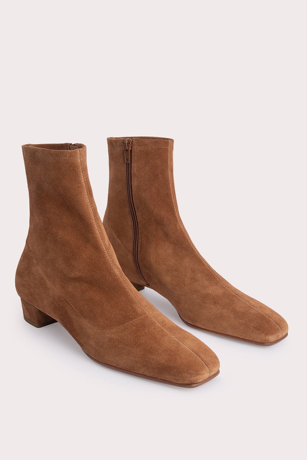 ESTE BOOT LIGHT TAN SUEDE LEATHER - 2