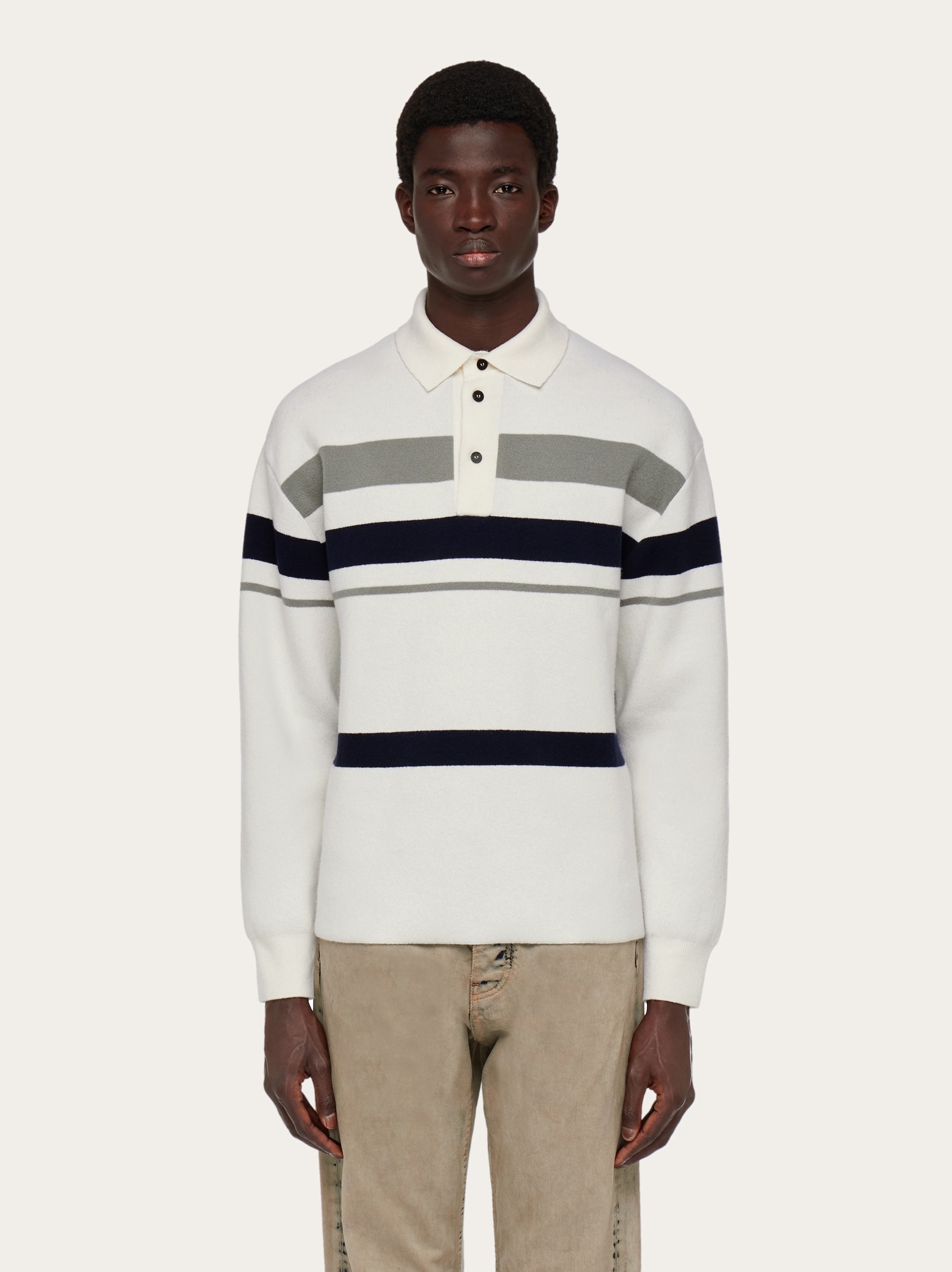 Long sleeved polo shirt - 2