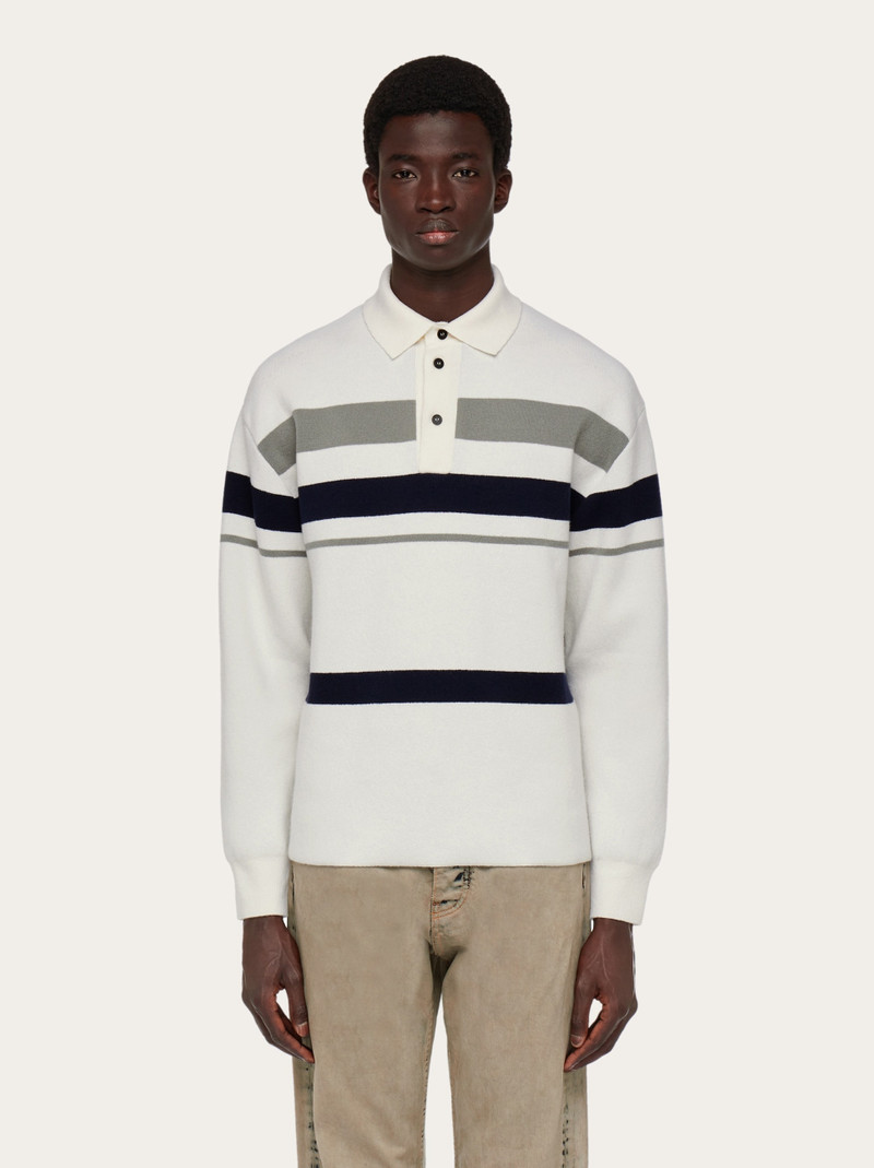FERRAGAMO Long sleeved polo shirt outlook