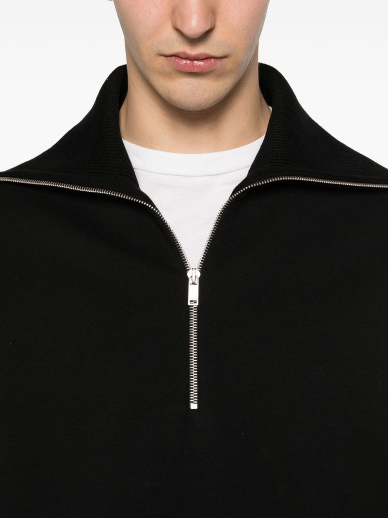 zip-collar sweater 5