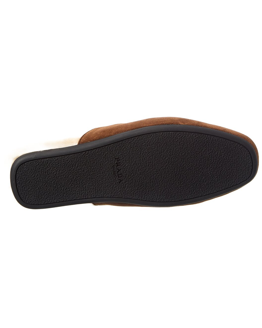 Prada Logo Suede Mule - 4