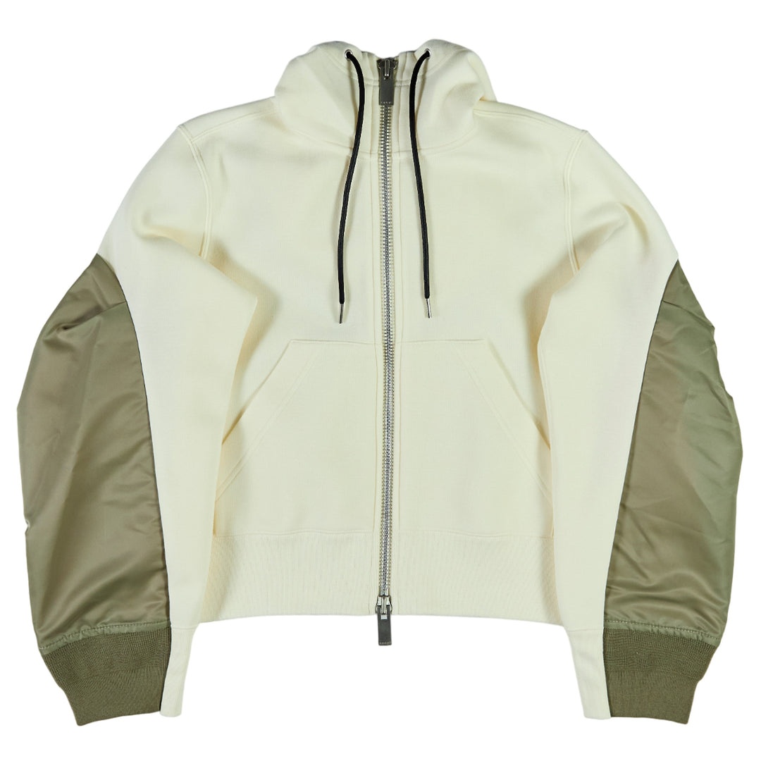 Nylon Twill x Sponge Sweat Hoodie - 1