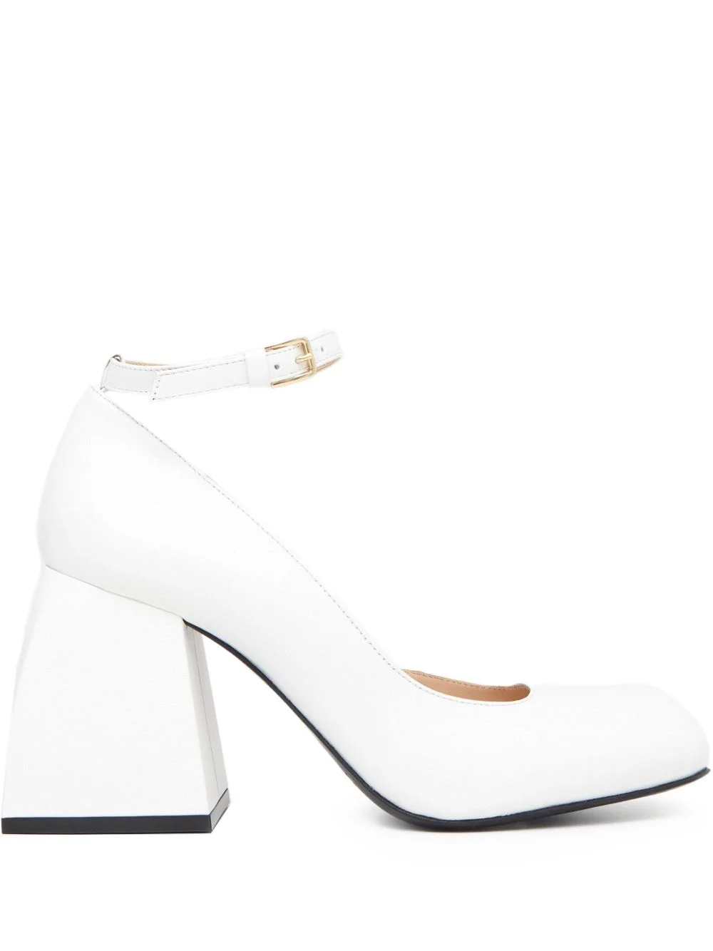 85mm Bulla Pia ankle-strap square-toe pumps - 1