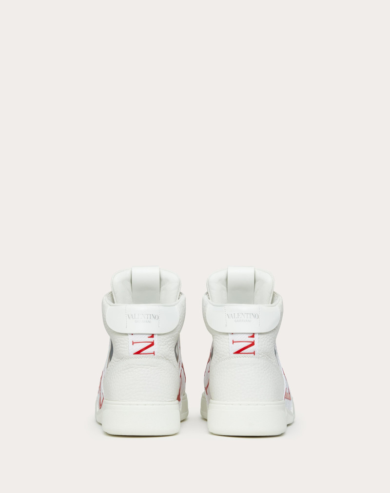 MID-TOP CALFSKIN VL7N SNEAKER WITH BANDS 3