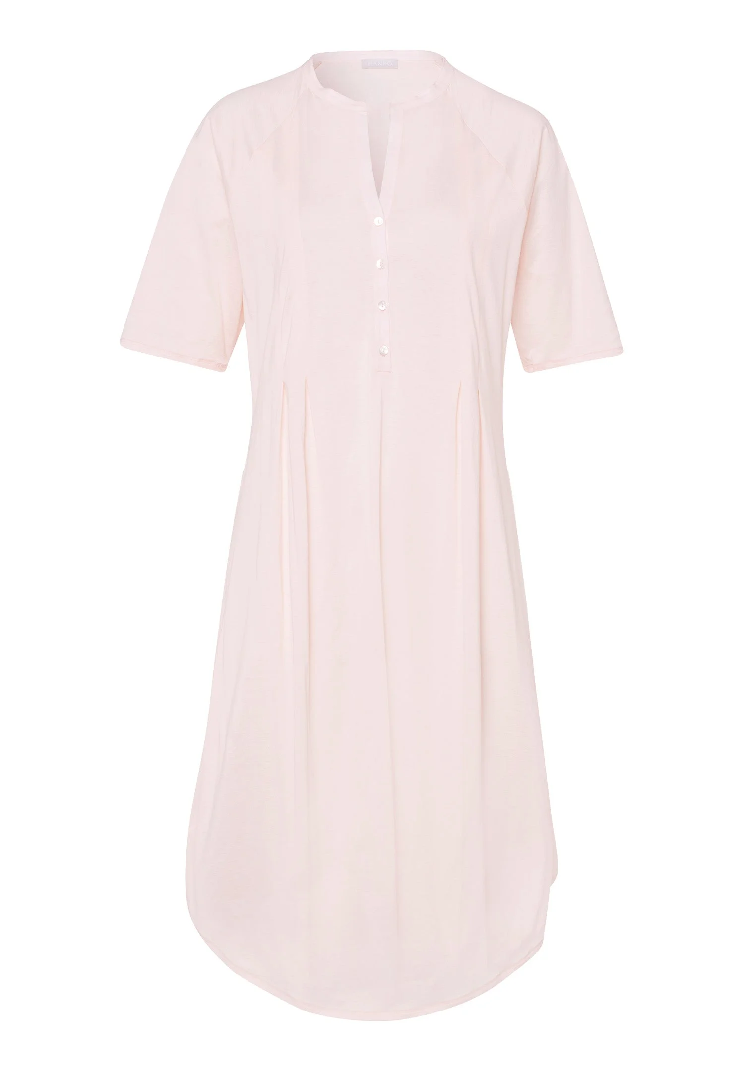 Cotton Deluxe Button Front Cotton Sleep Shirt - 1