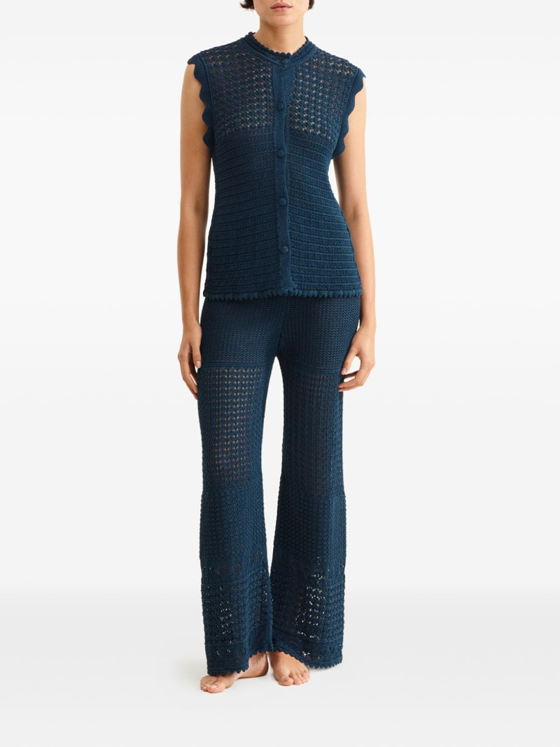 ERES Aurora crochet-knit top outlook