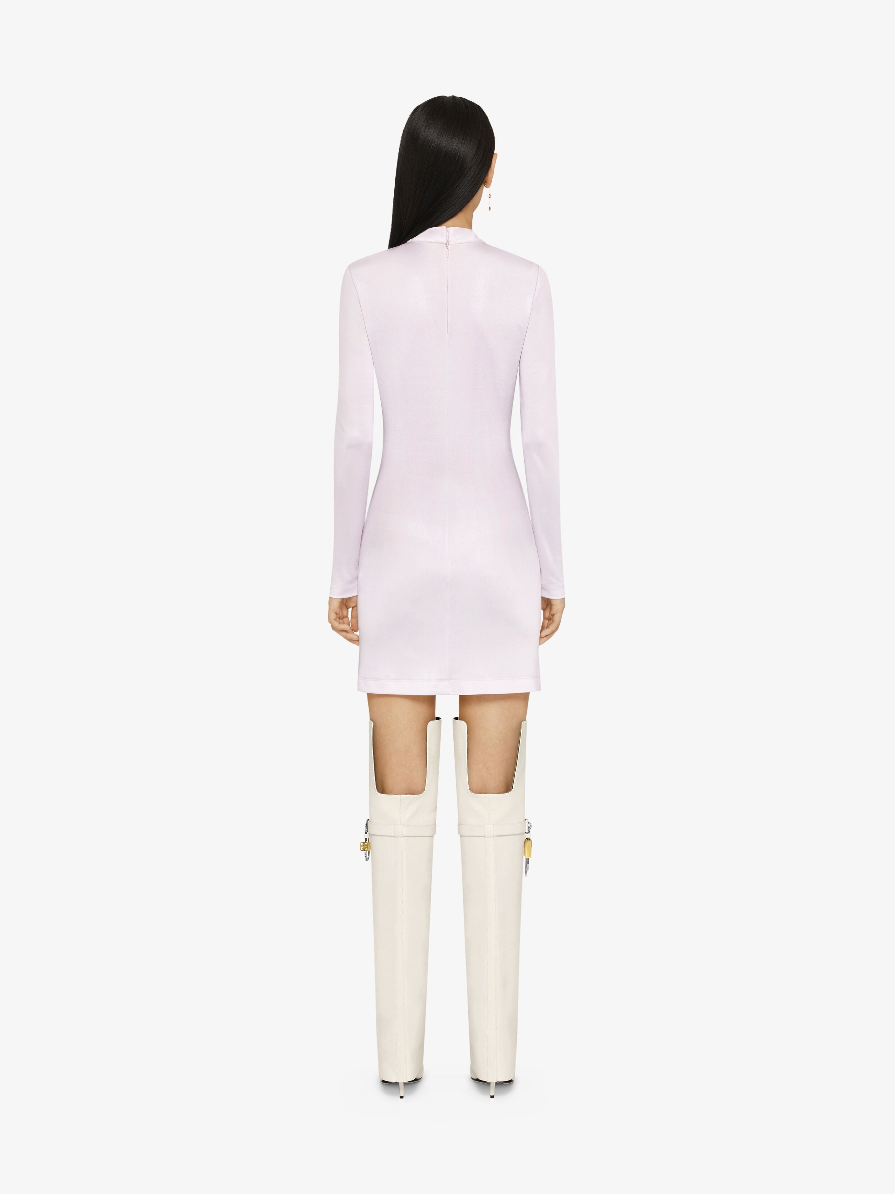 DRAPED DRESS IN JERSEY - 3