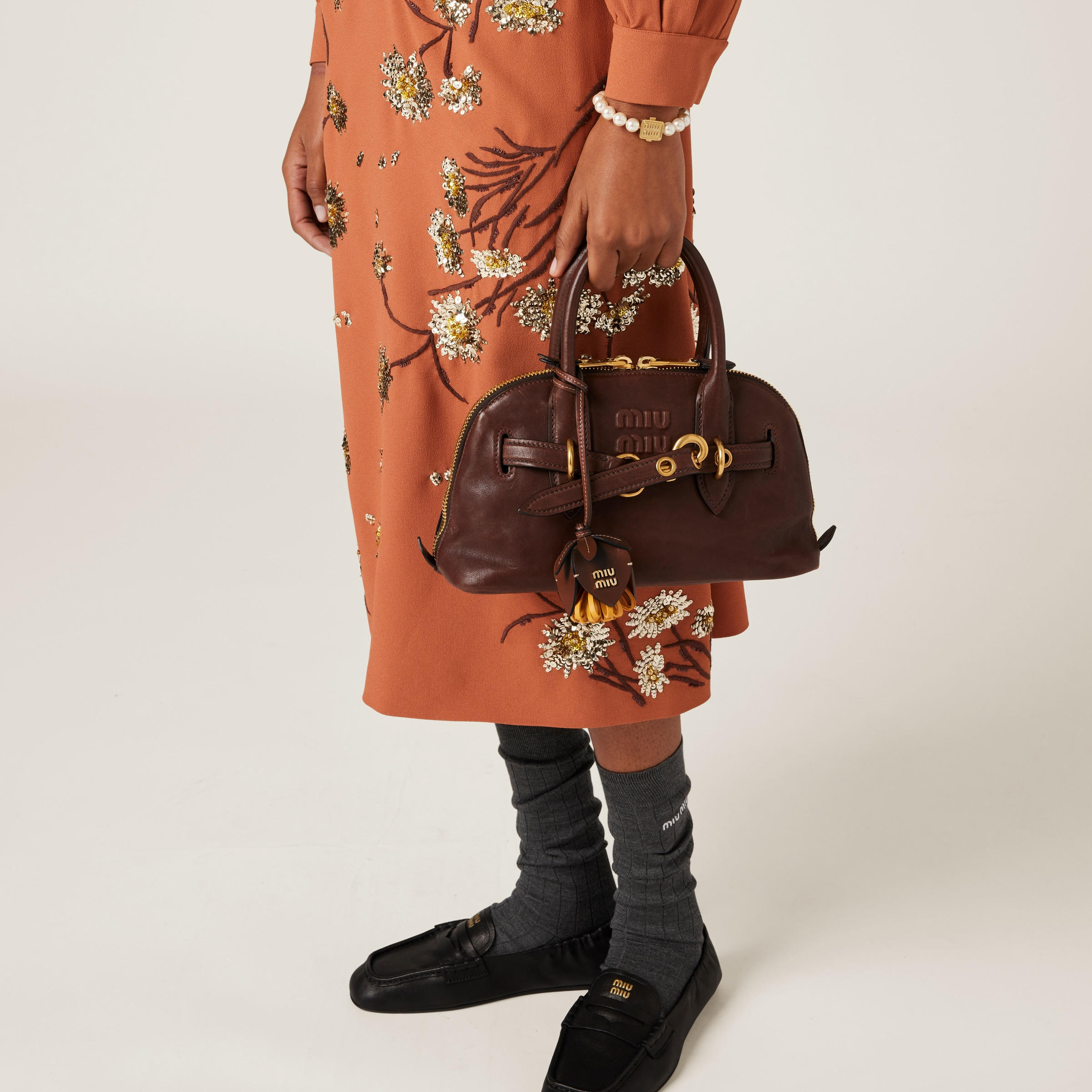 Aventure nappa leather top-handle bag - 5