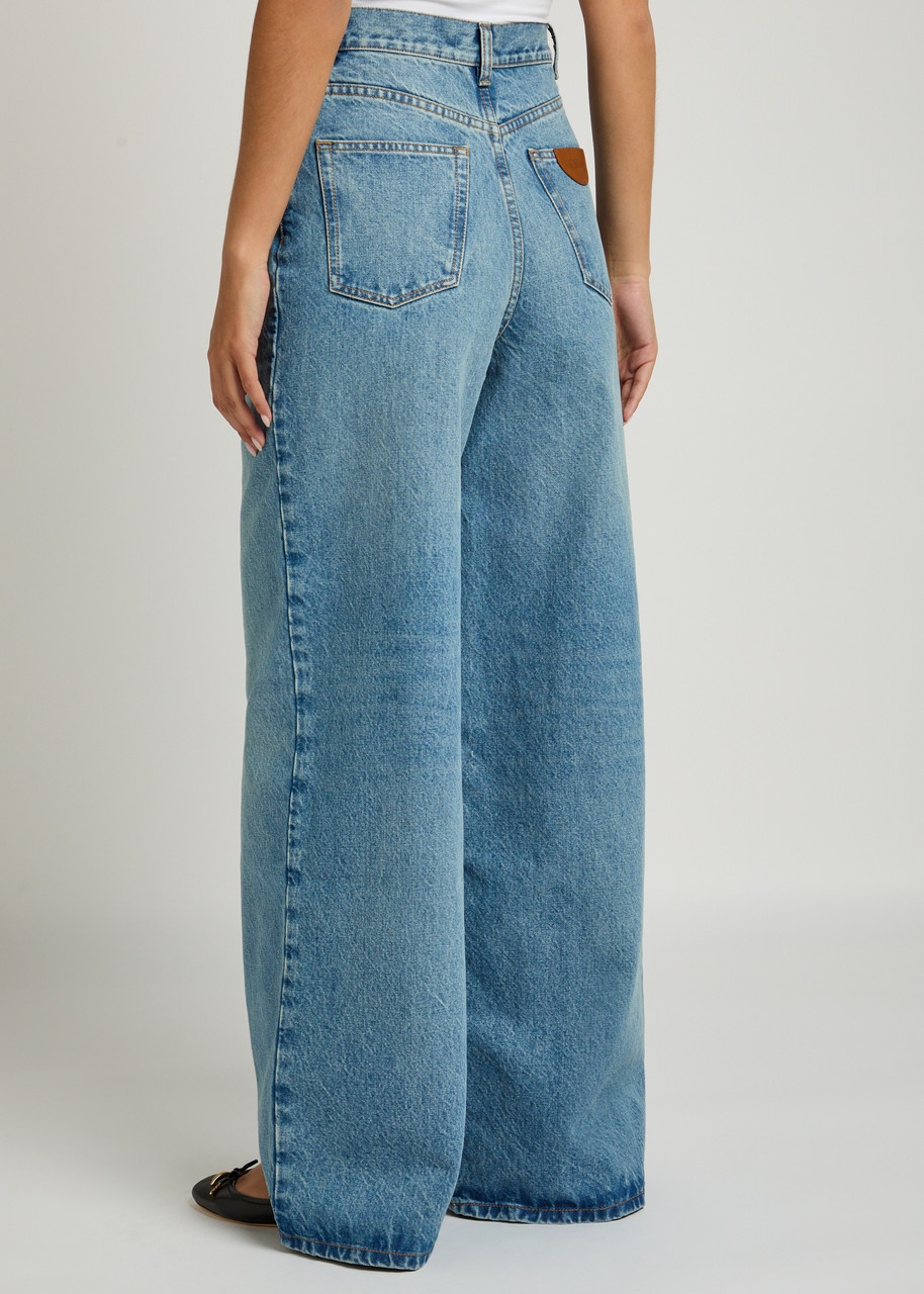 Chloe Wide-leg Denim Jeans - 3