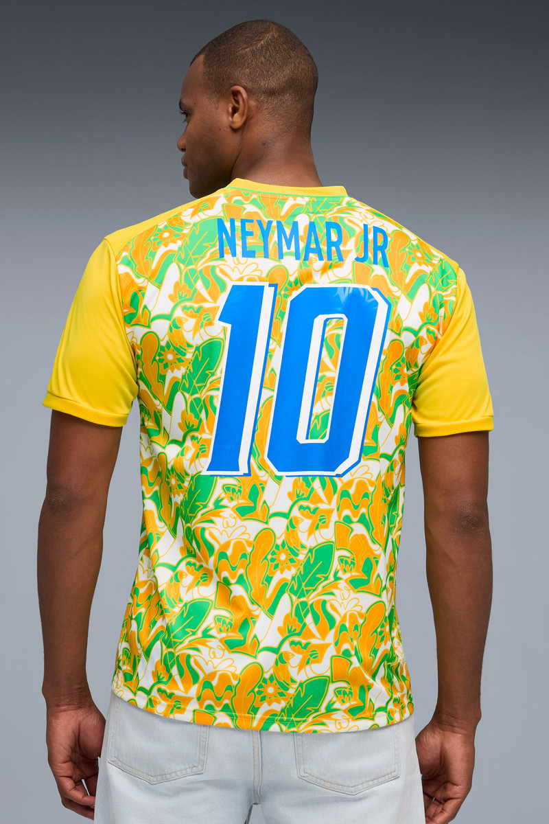 Neymar JR Brazil Passion Men's Soccer Jersey 4