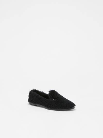Max Mara FELIA Teddy fabric slippers outlook