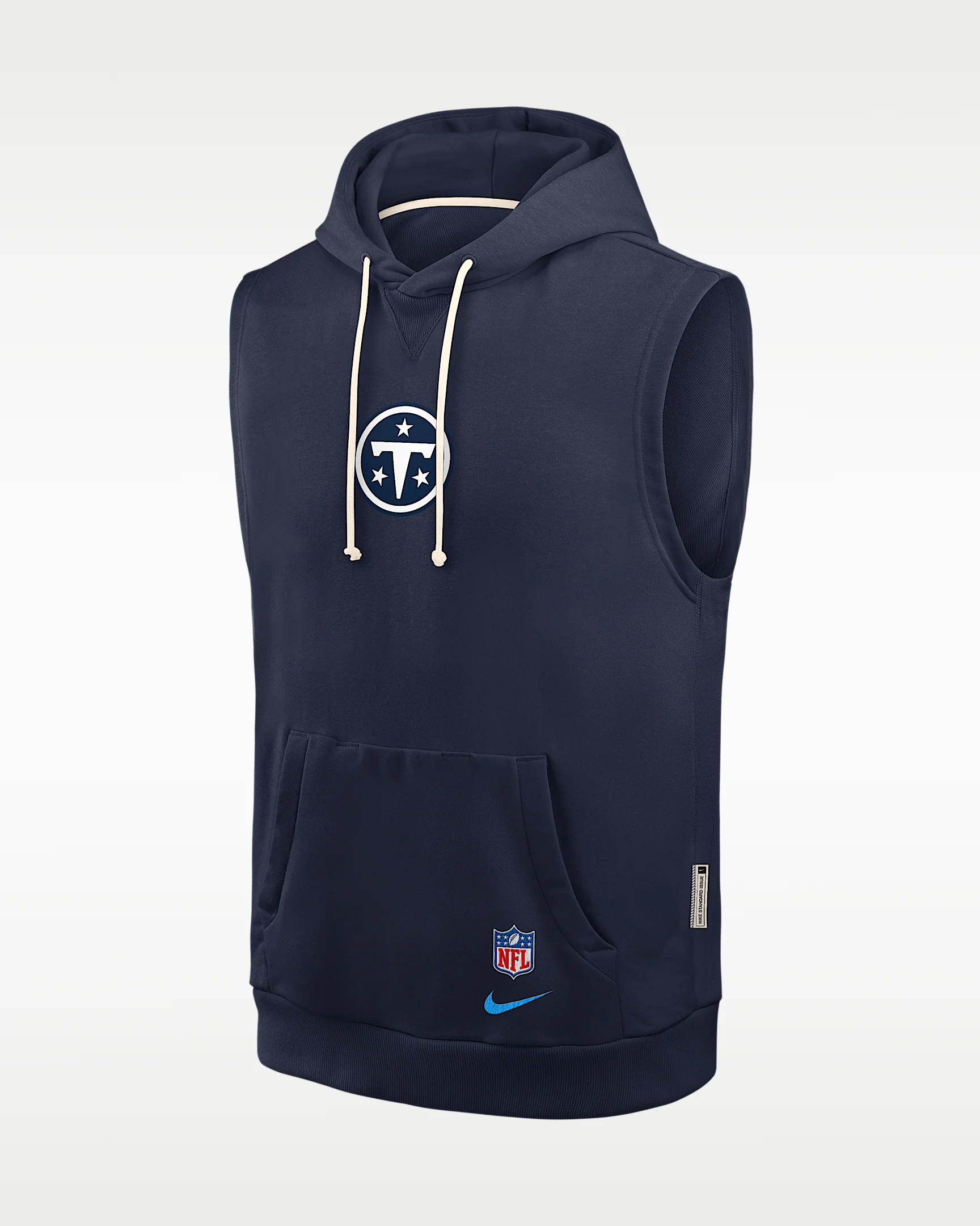 Tennessee Titans Rivalries Collection Sideline Men's Nike Dri-FIT NFL Sleeveless Pullover Hoodie - 1