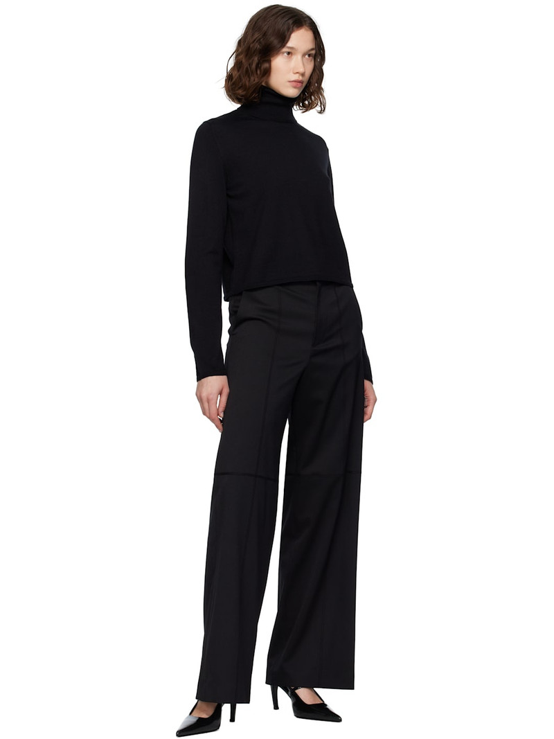 MM6 Maison Margiela Black Tailoring Wool Trousers outlook