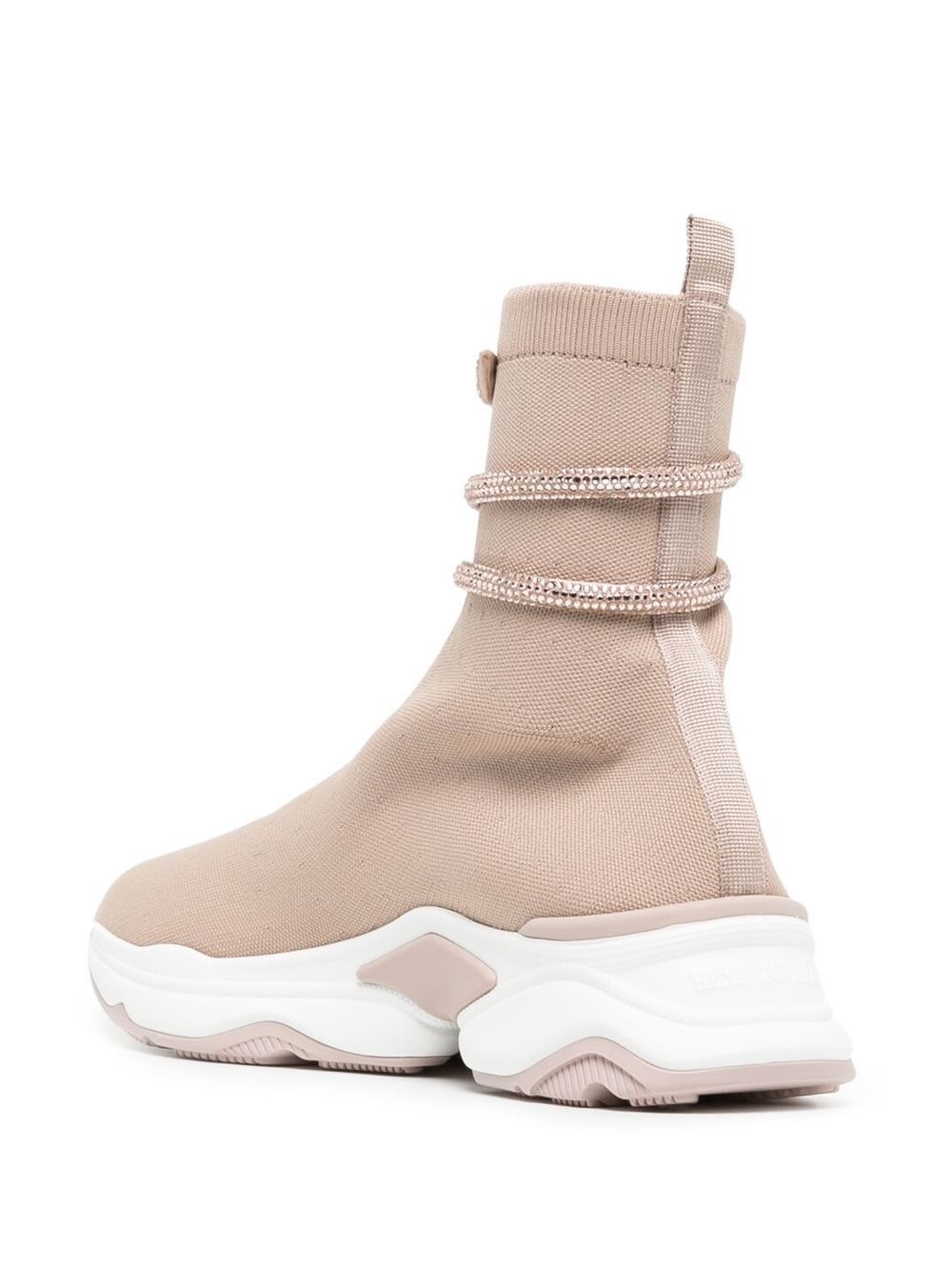 wraparound-strap sock sneakers - 3