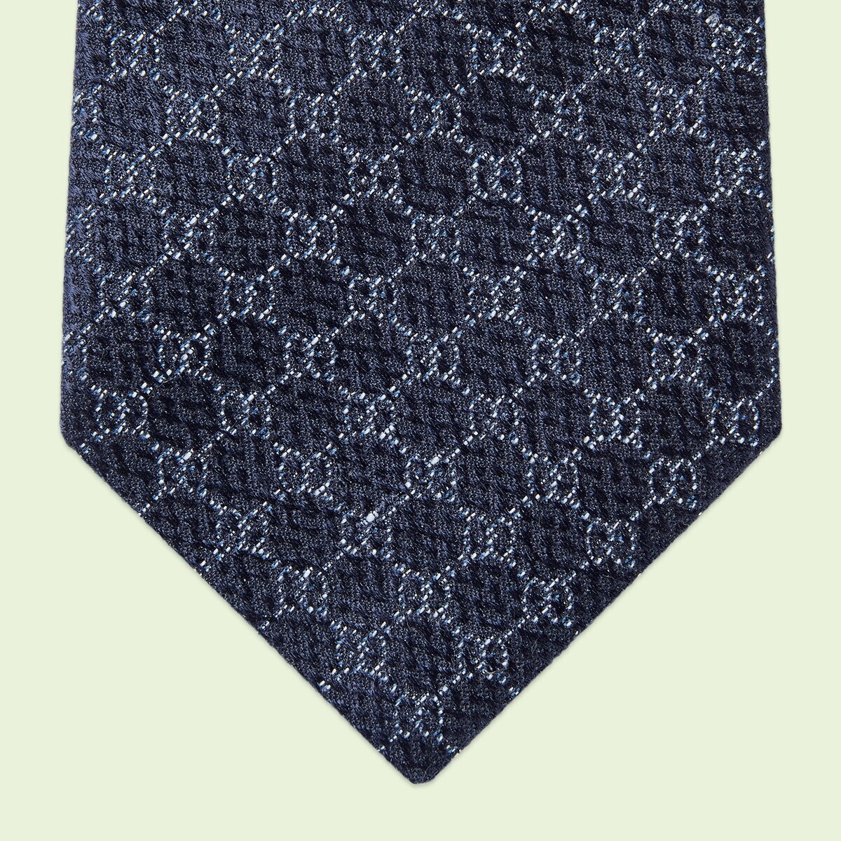 GG silk jacquard tie - 4