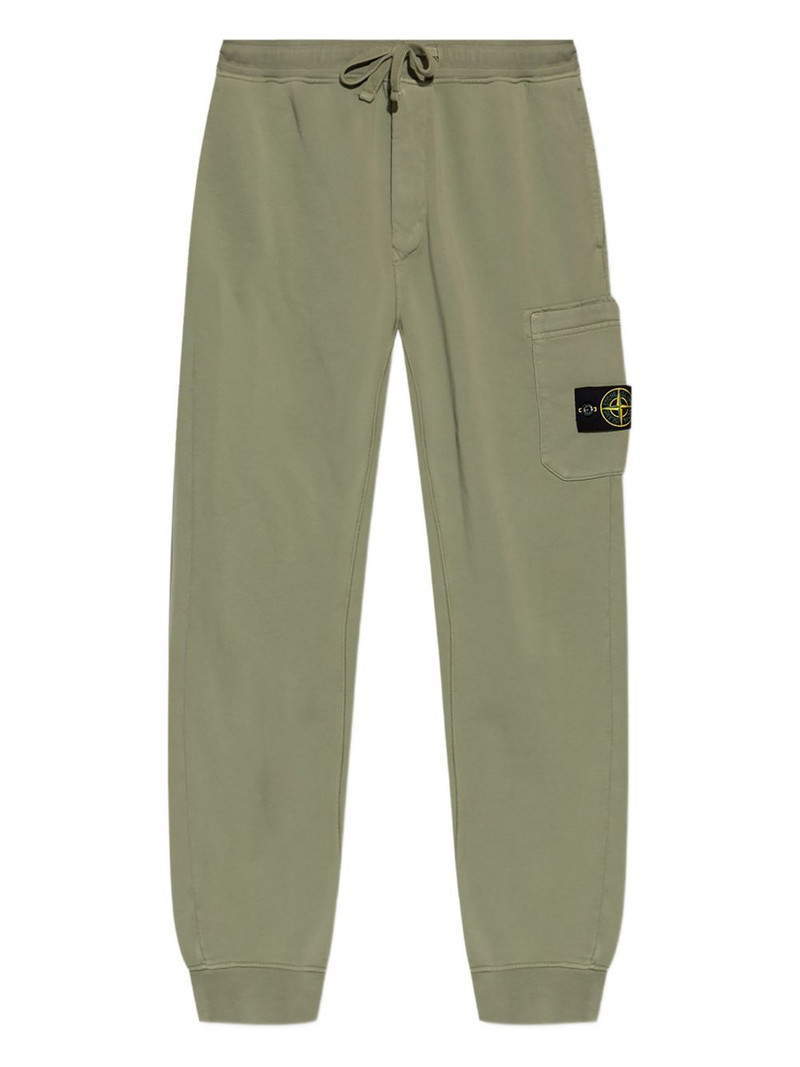 patch-pocket cotton track pants 1