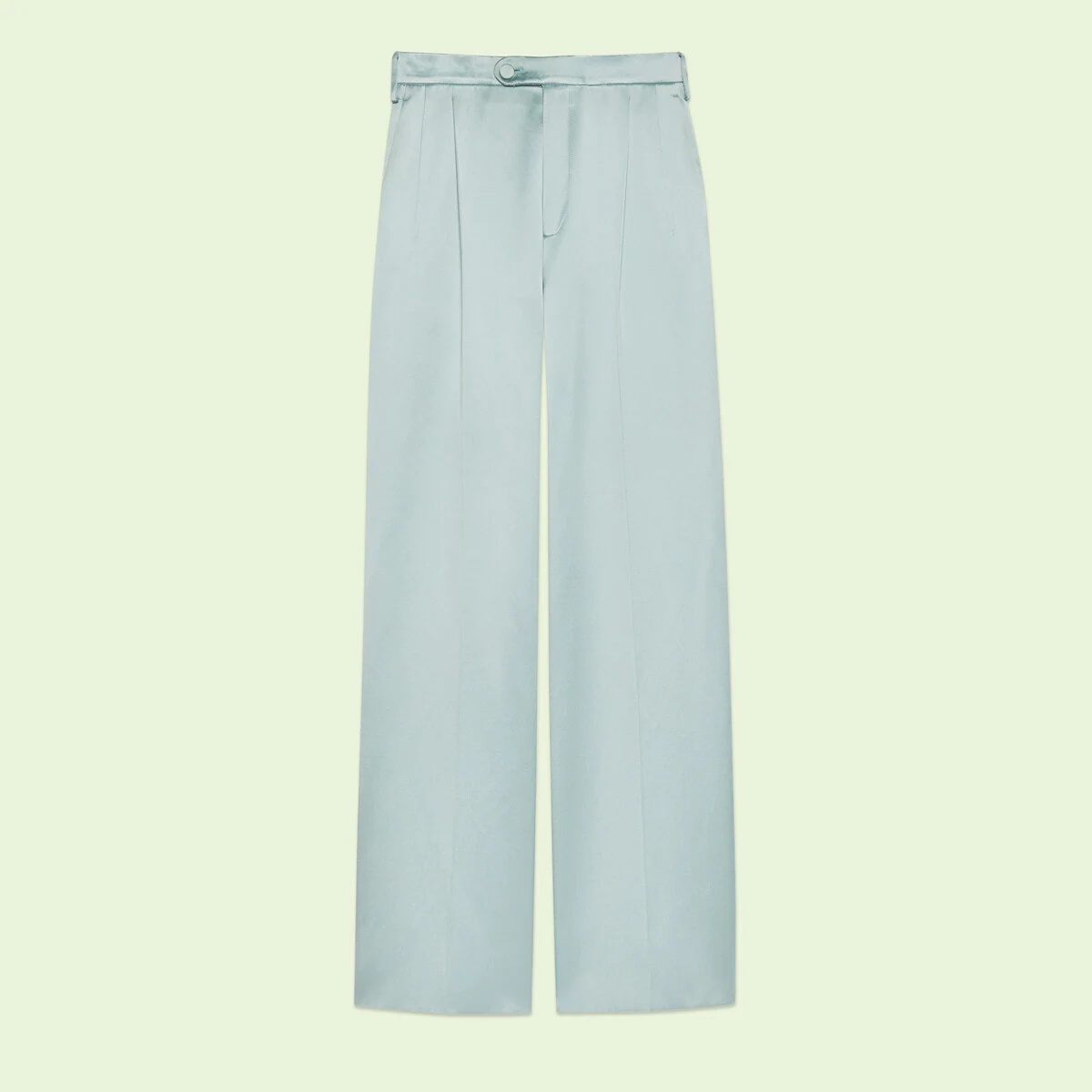 Straight satin pants - 1