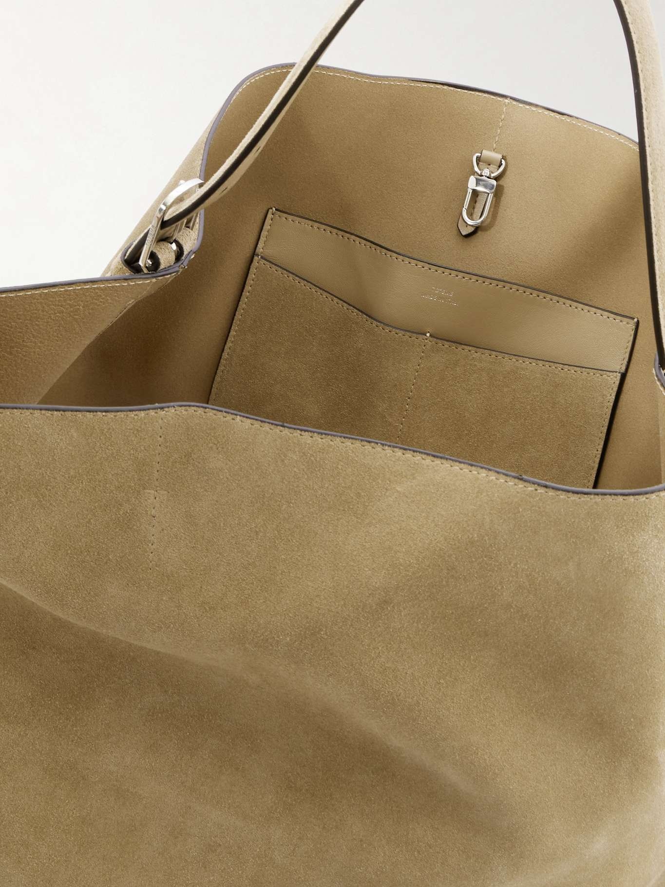 Suede tote Sand - 5