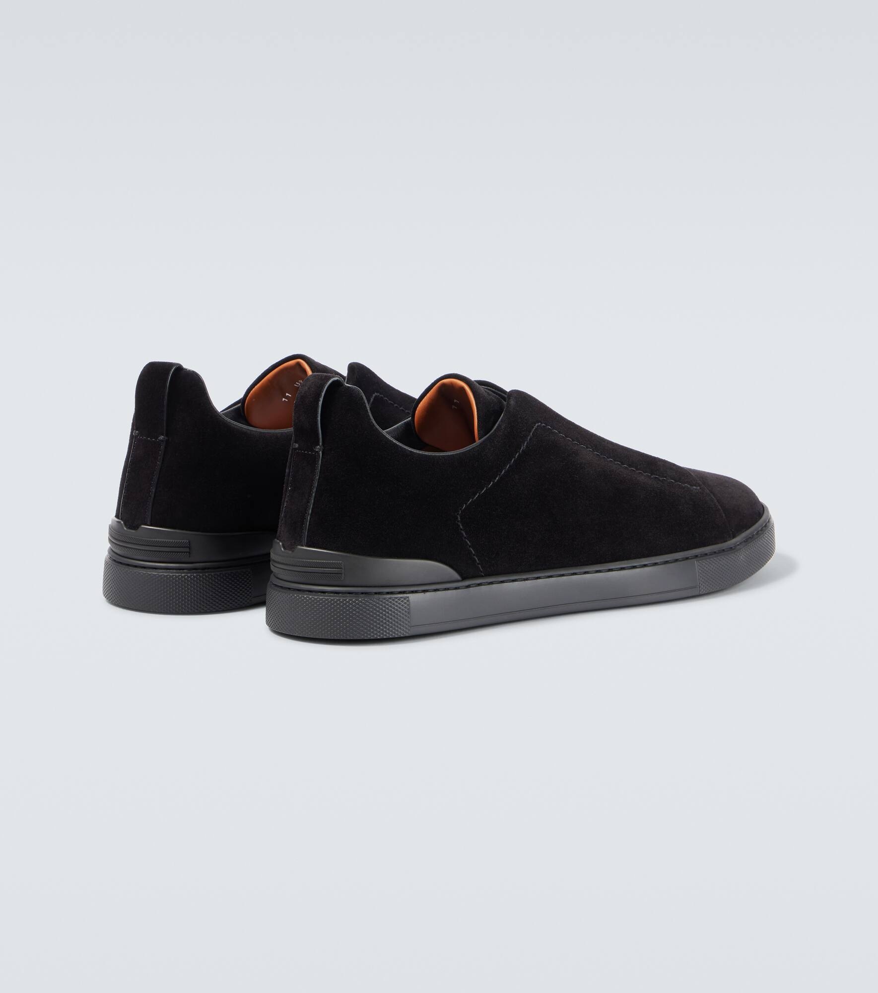 Triple Stitch suede sneakers - 6