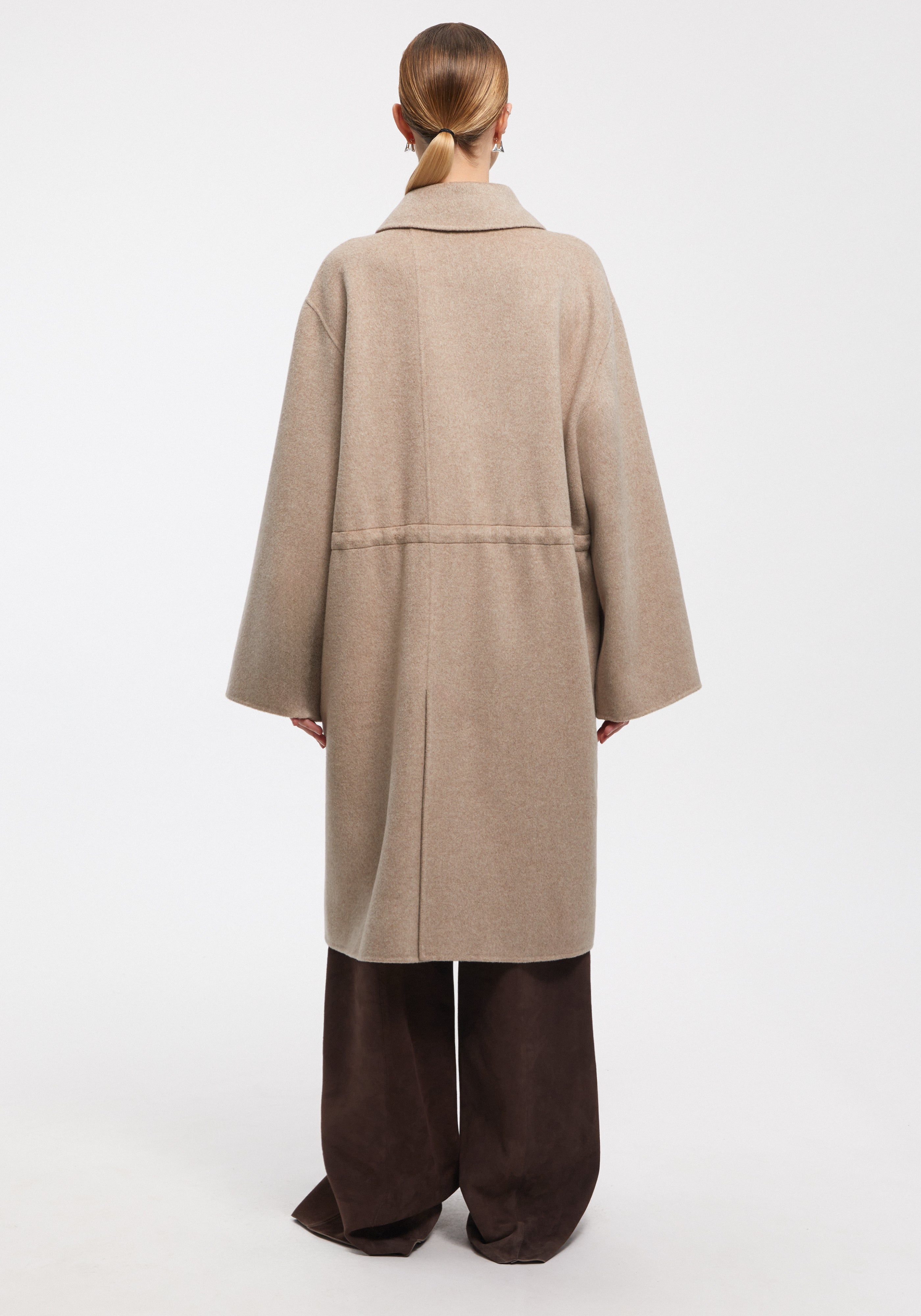 NORMAN
Wool zip-up long coat - 4