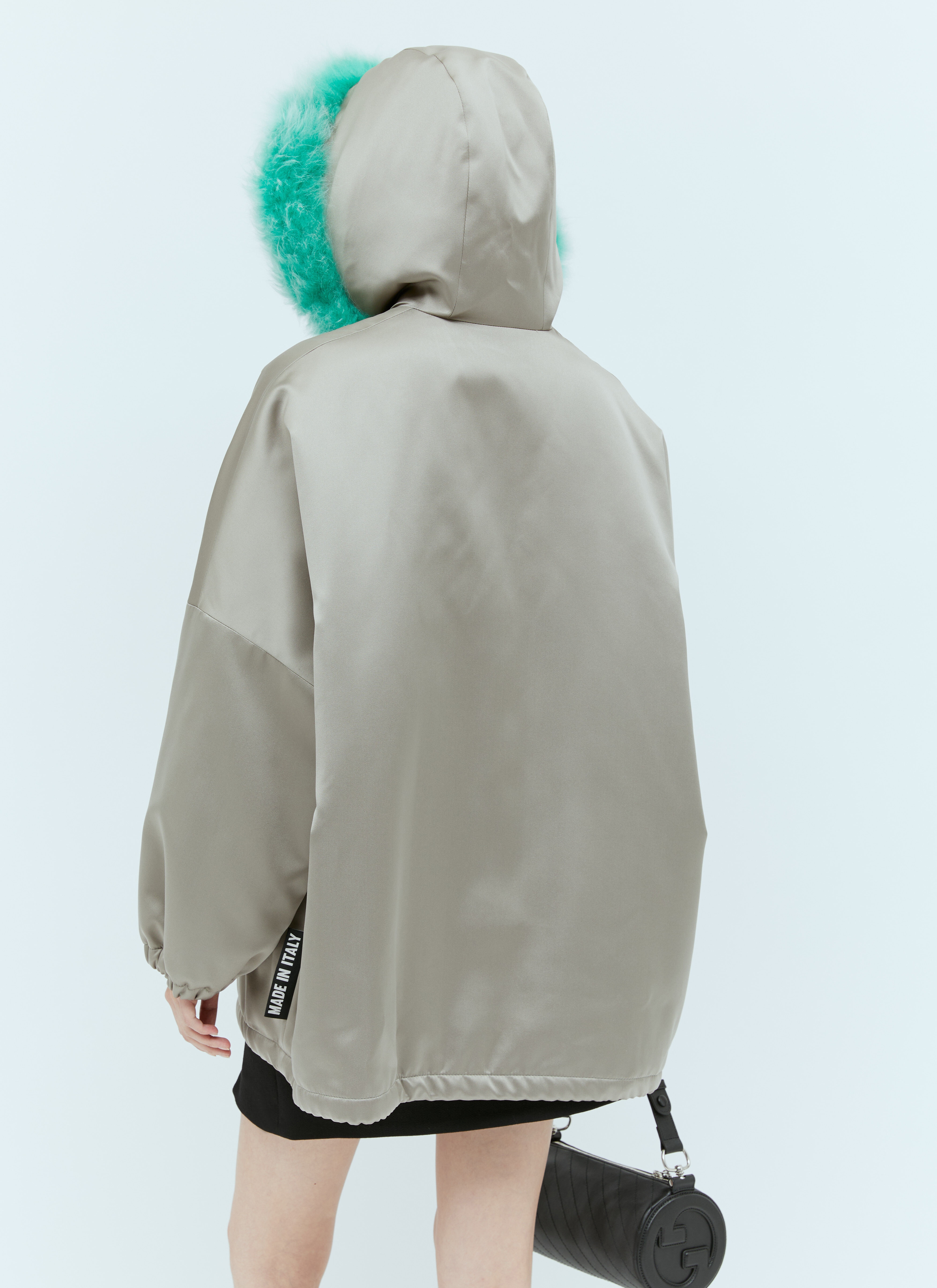 Satin Bomber Jacket - 3