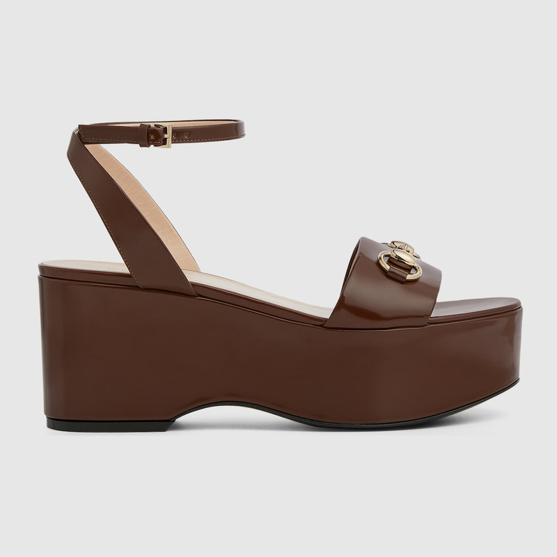 Women's Horsebit flatform sandal 1
