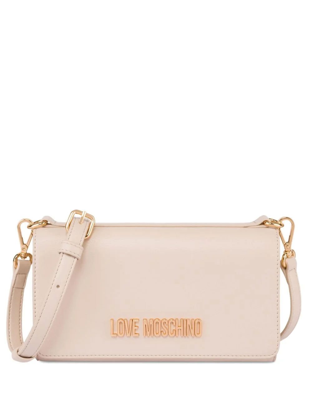 logo plaque shoulder bag - 1